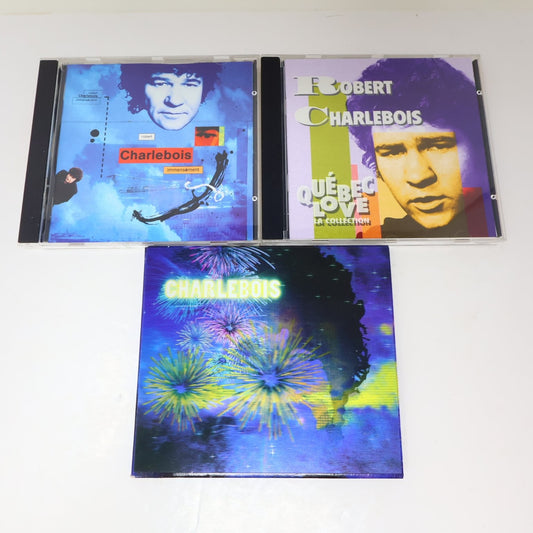 Robert Charlebois Lot 3 CD Immensément/Québec Love La Collection/Tout est Bien
