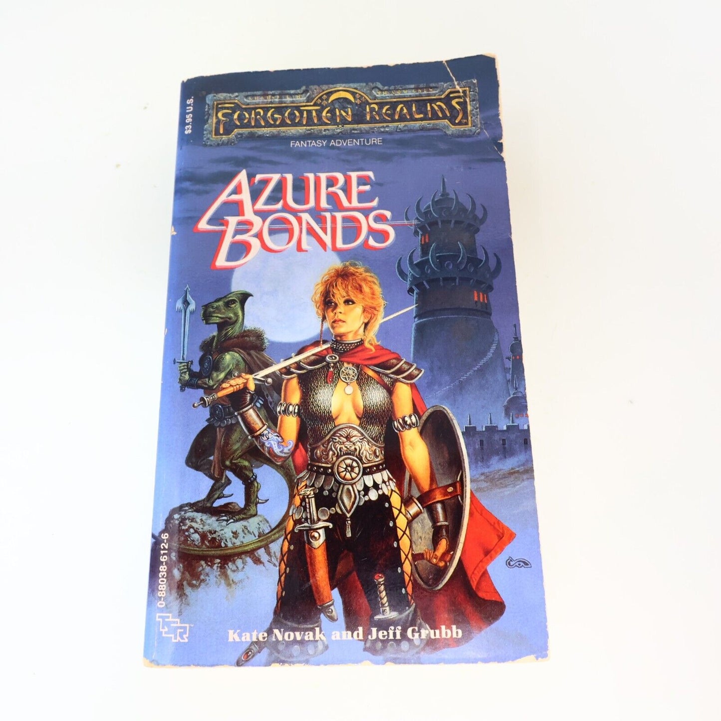 1988 Forgotten Realms Azure Bonds by Jeff Grubb Kate Novak TSR Fantasy 1st Print