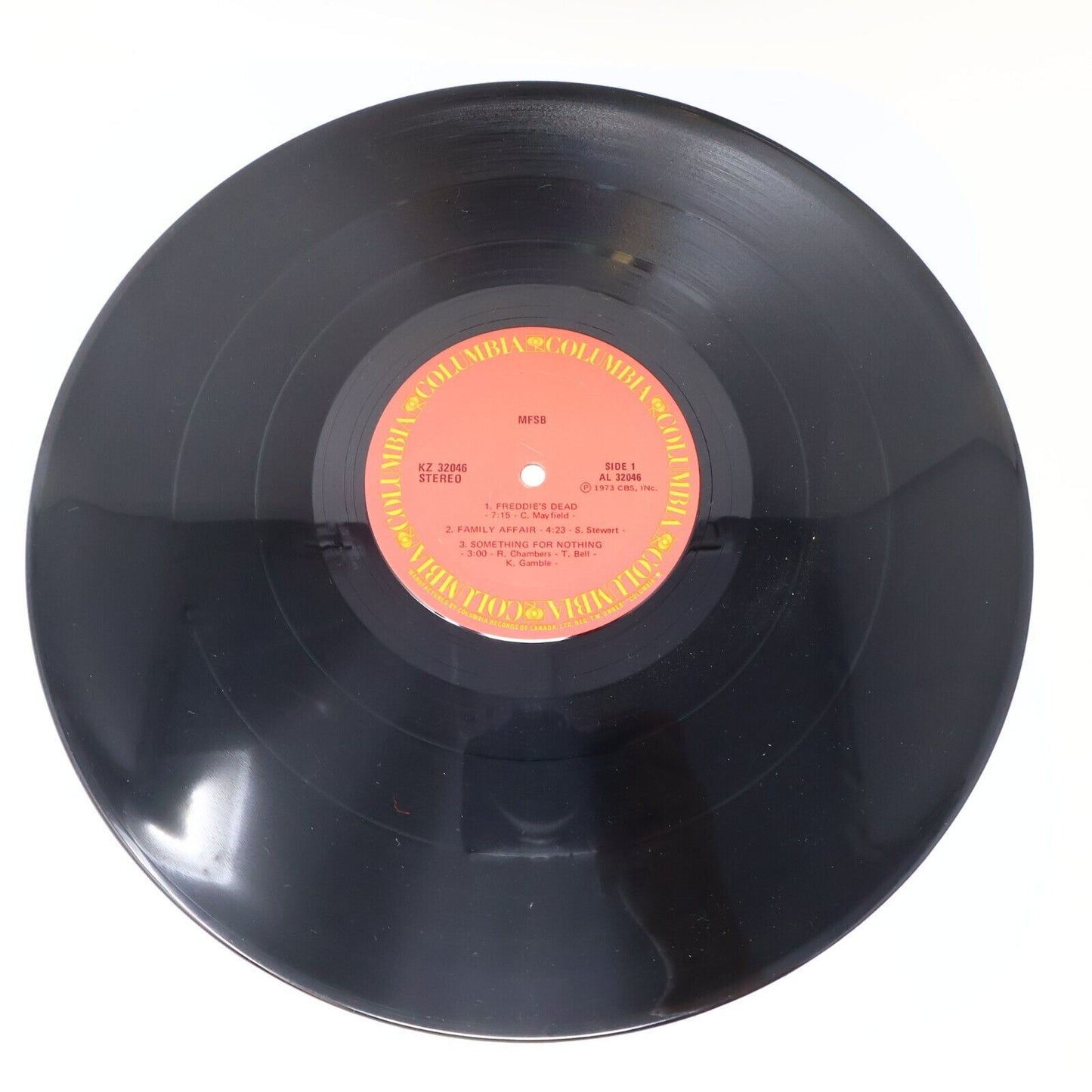MFSB Self Titled LP Record Vinyl KZ 32046 Canada Columbia Something For Nothing