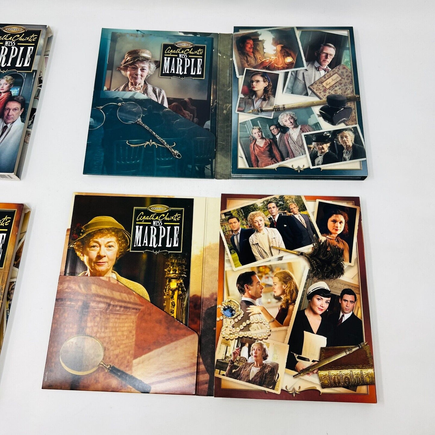 Agatha Christie Miss Marple Coffrets #2-3-4 DVD Français/French NTSC Lot Testés