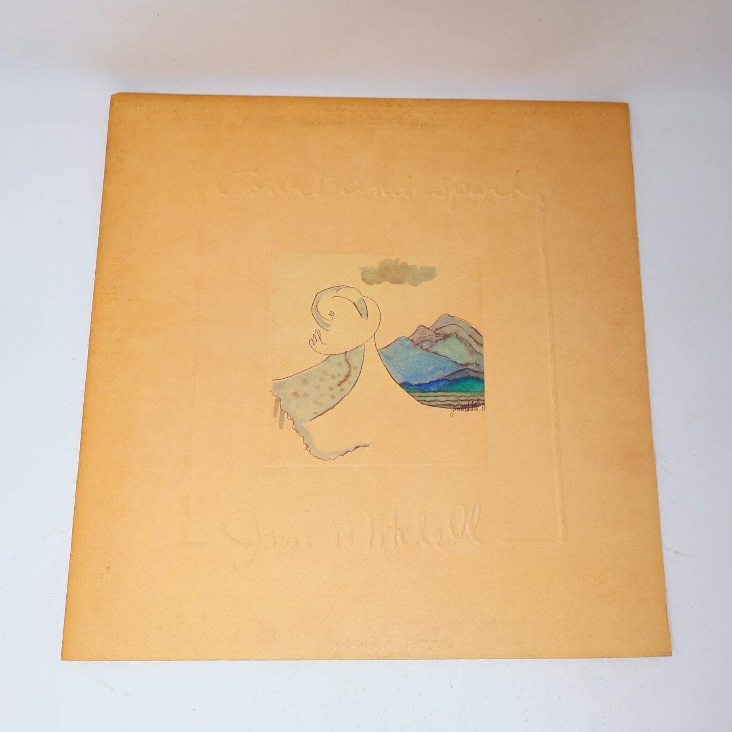 Joni Mitchell Court And Spark LP Record Vinyl 7E-1001 Canada 1974 Help Me VG+