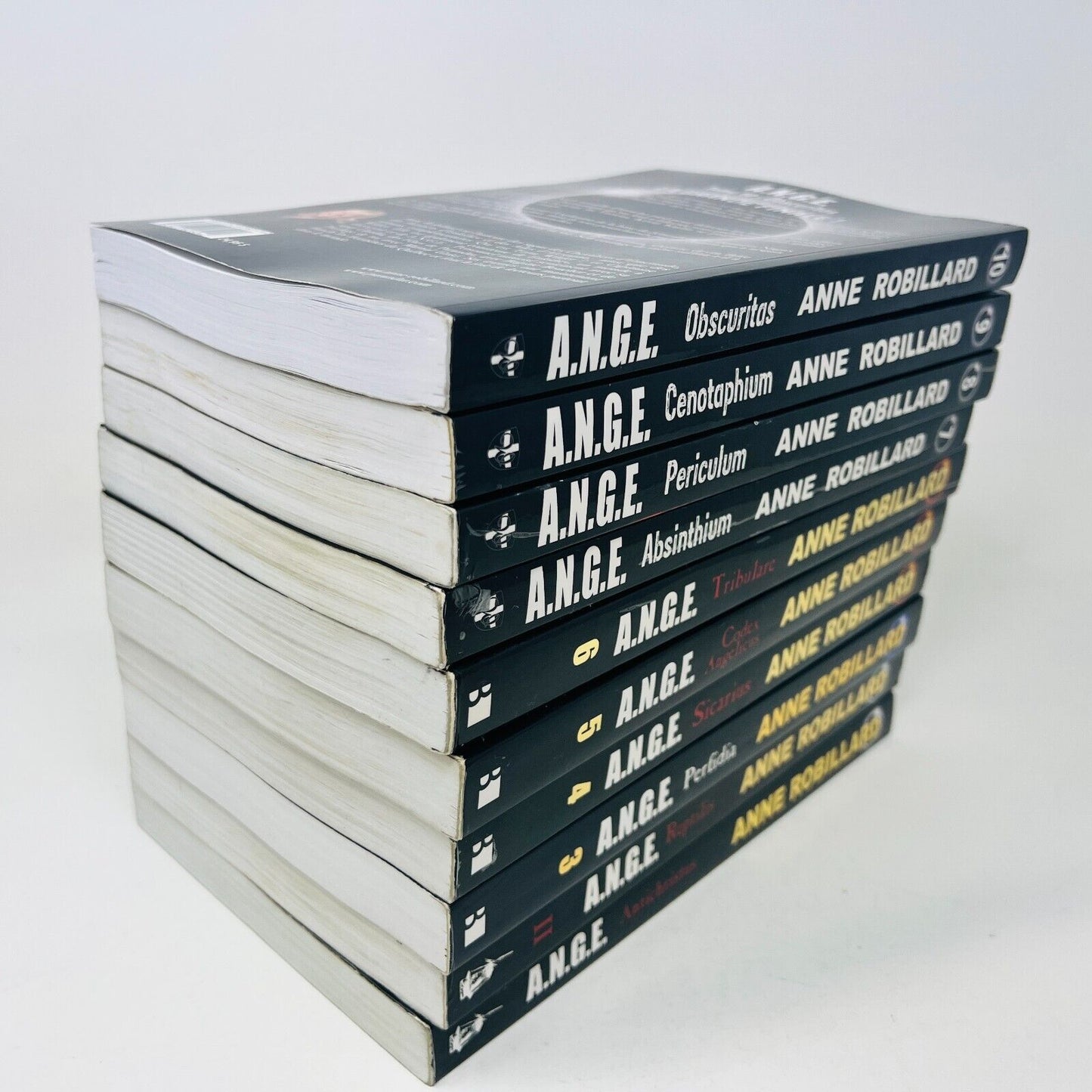 A.N.G.E #1-10 Série Complète Anne Robillard Antichristus Ange Lot de 10 Livres