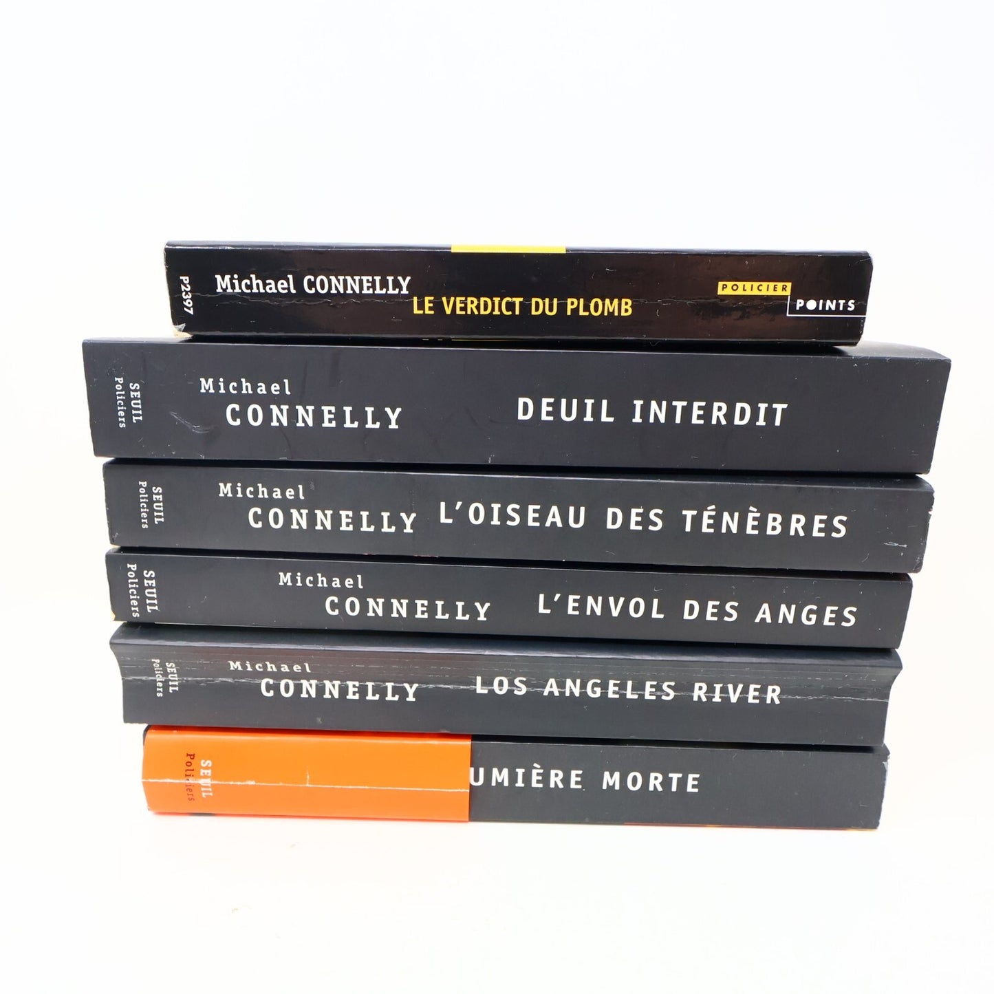 Michael Connelly Lot 6 Livres Deuil Interdit/Los Angeles River/Lumière Morte PB