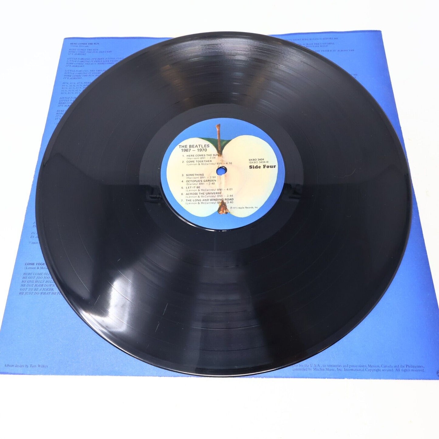 The Beatles 1962-1966 Red + 1967-1970 Blue Lot 2 LP Record 1973 SKBO 3403 3404