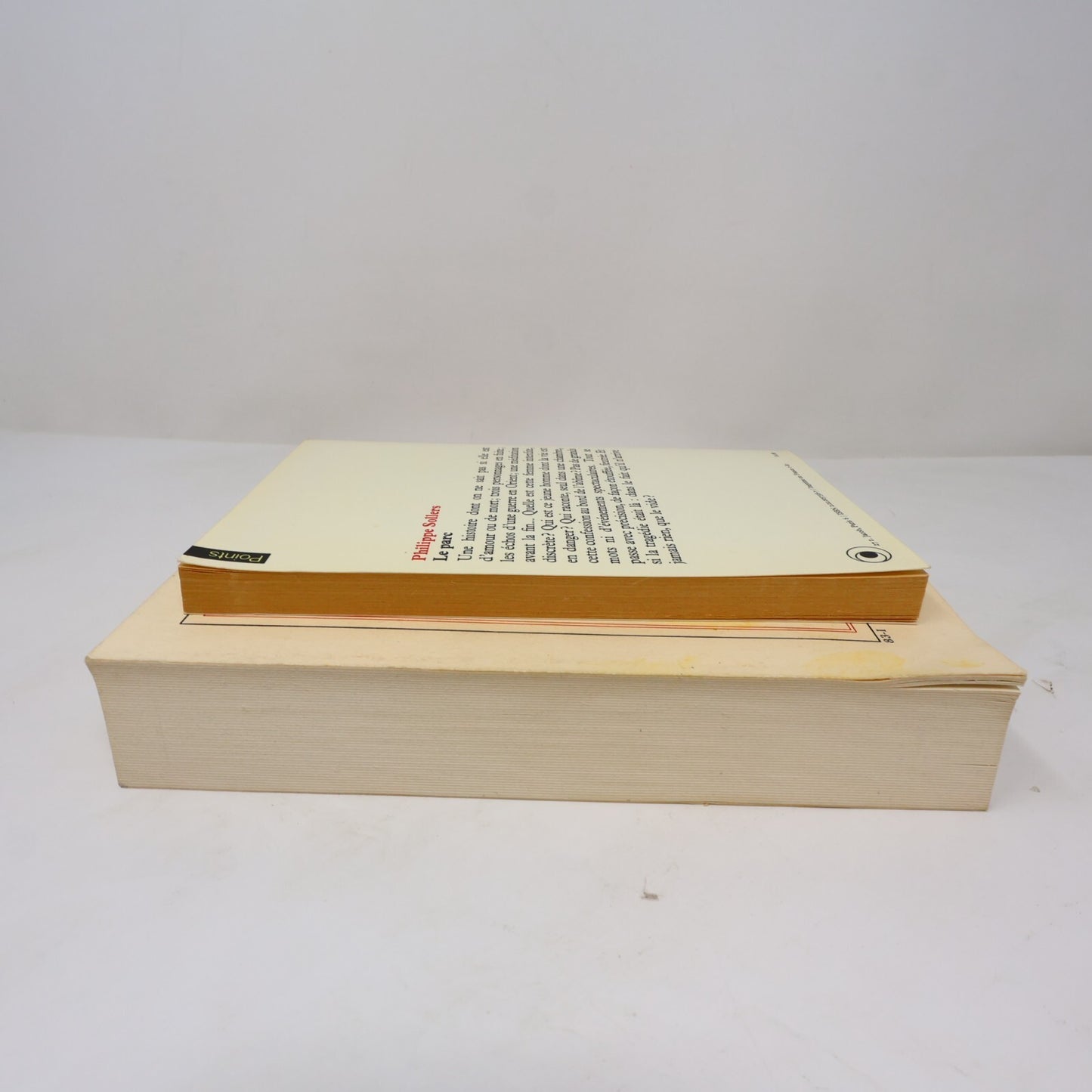 Philippe Sollers Lot 2 Livres Femmes/Le Parc Littérature Française Roman France