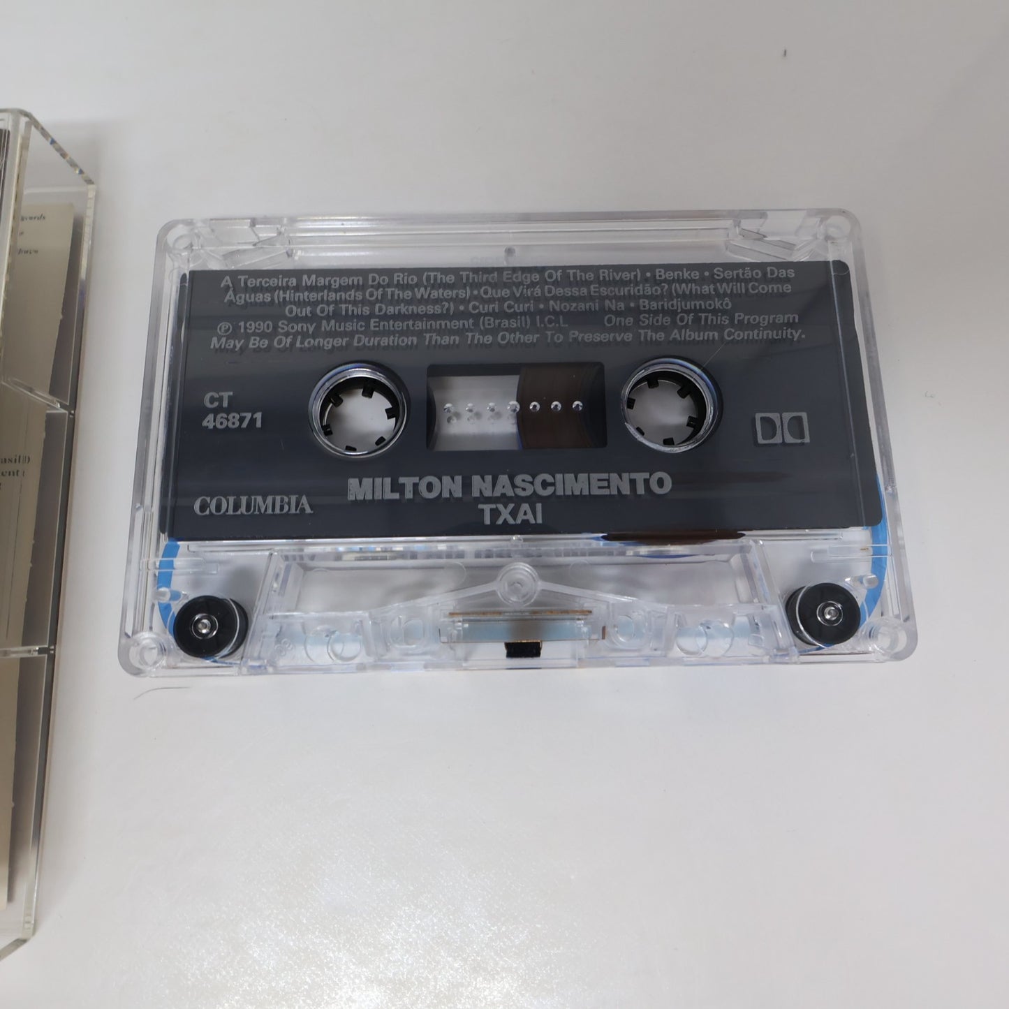 Milton Nascimento 2 Cassettes Lot Yauaretê/Txai Planeta Blue/Awasi/Old Hill