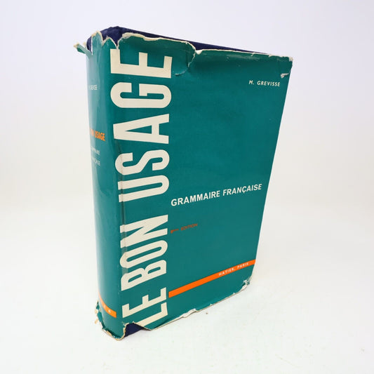 1964 Le Bon Usage Maurice Grevisse Grammaire Française Référence Duculot Relié