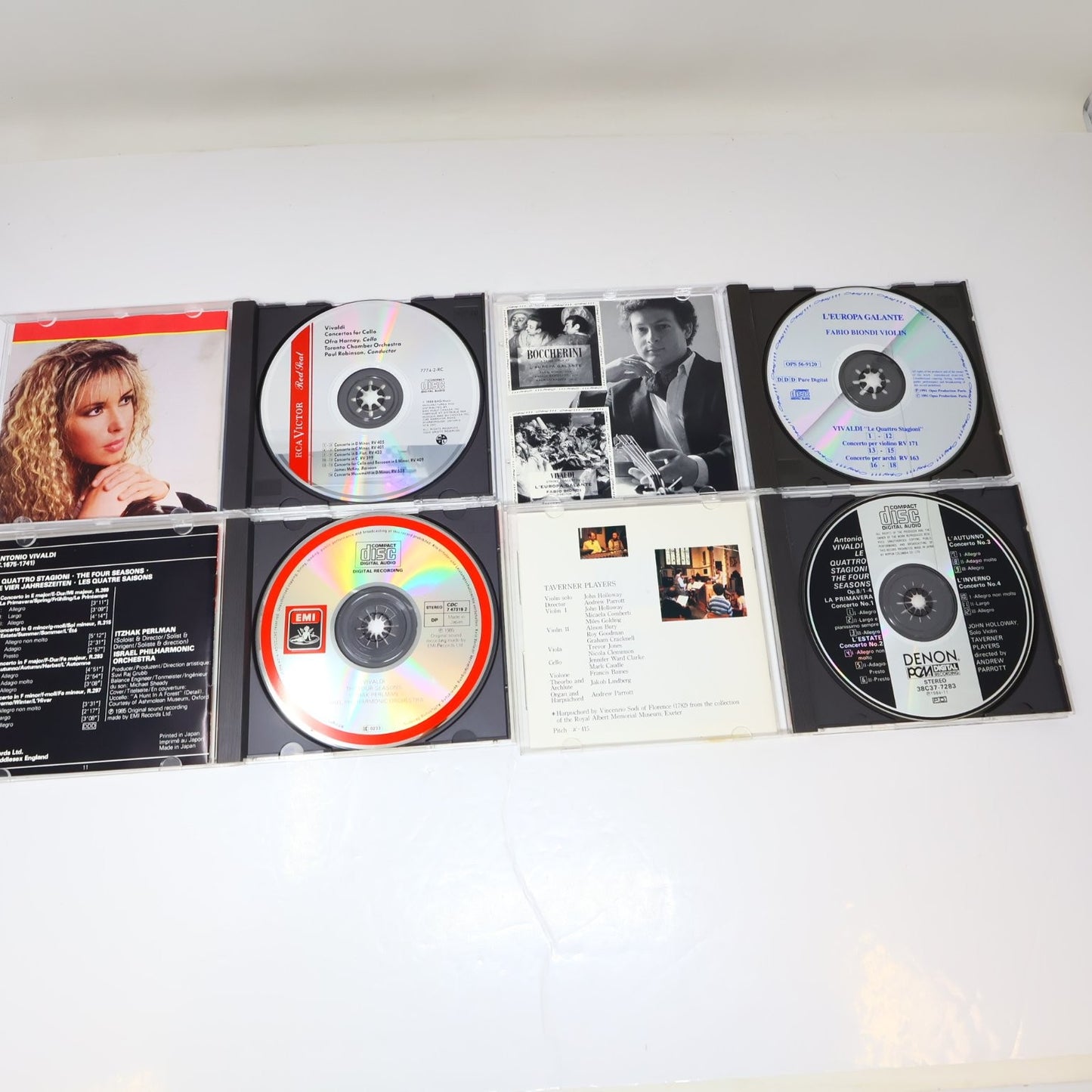 Vivaldi 11 CD Lot Le Quattro Stagioni/6 Violins Concertos/Flute Concertos op 10