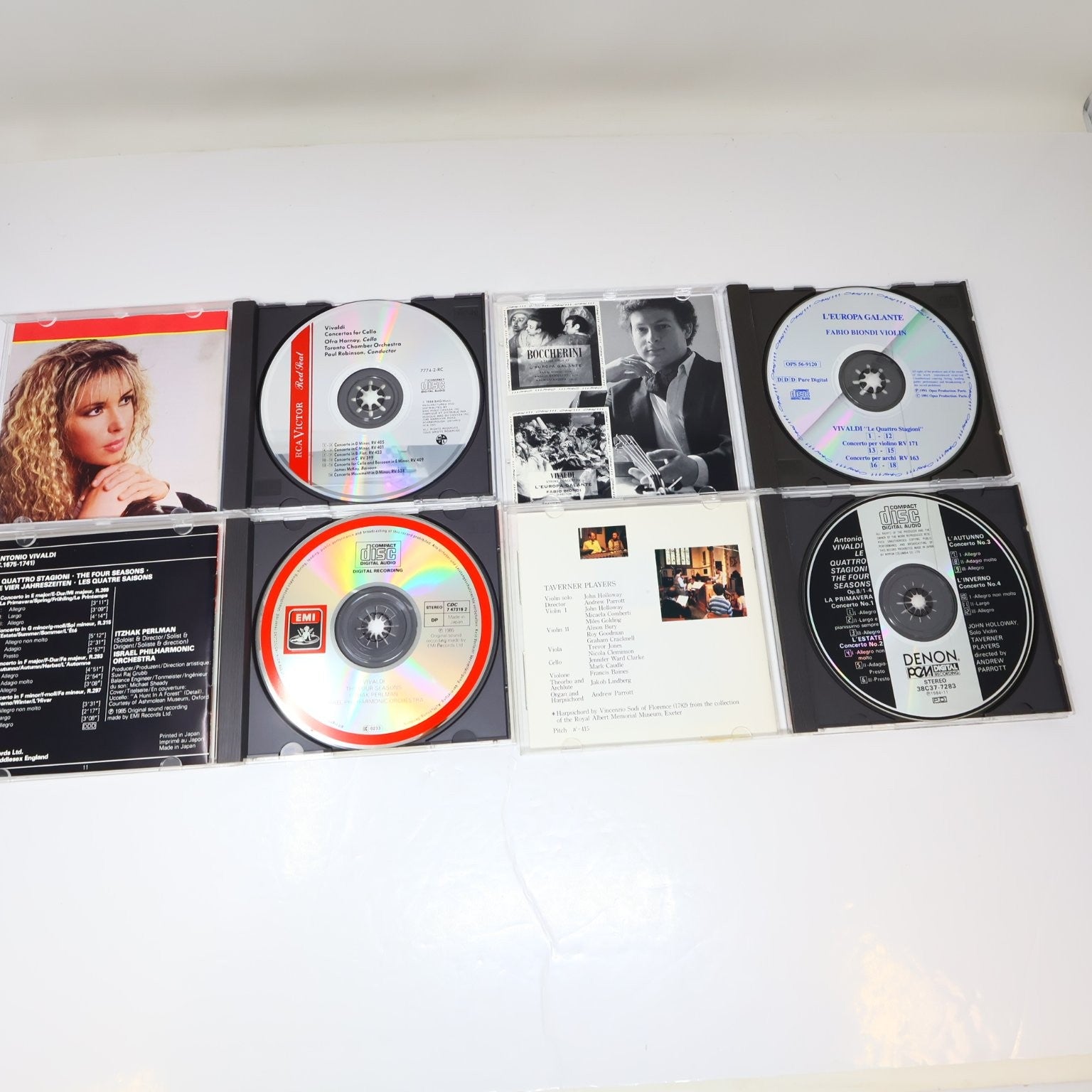 Vivaldi 11 CD Lot Le Quattro Stagioni/6 Violins Concertos/Flute Concertos op 10