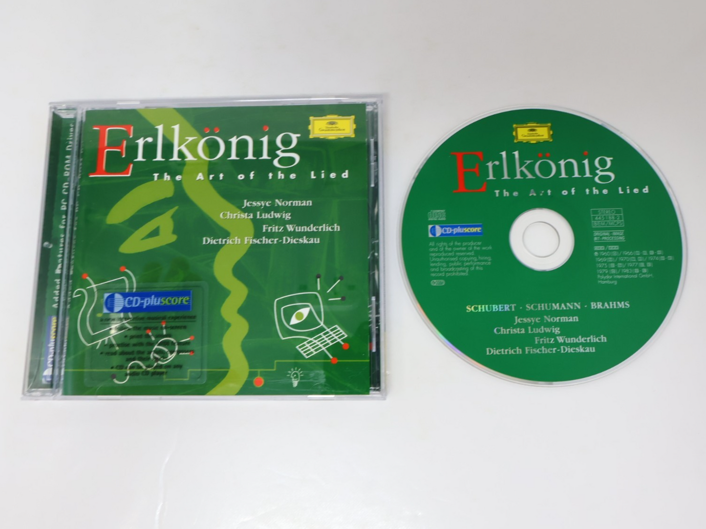 Erlkönig The Art Of Lied CD Jessye Norman/Christa Ludwig/Fritz Wunderlich