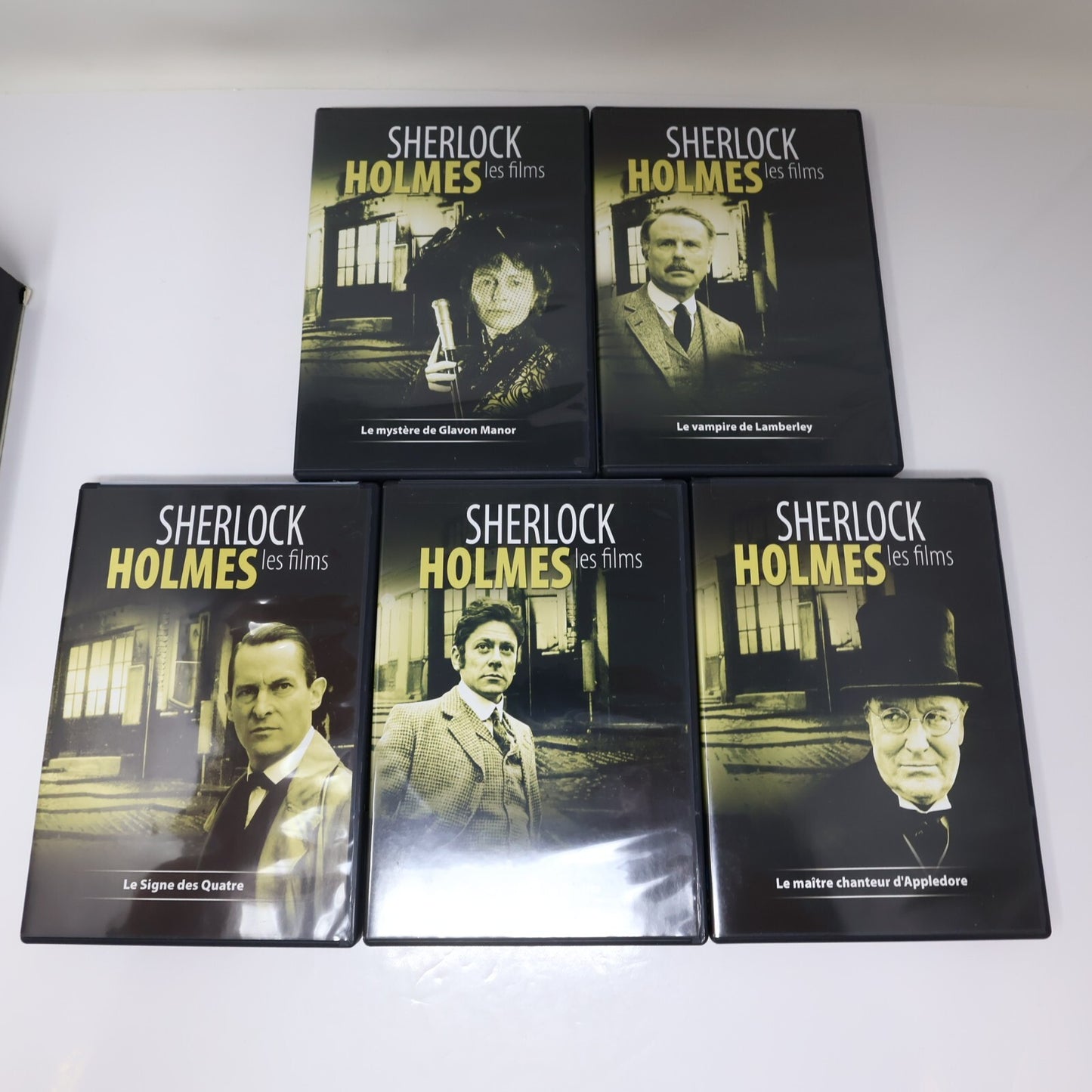 Sherlock Holmes Saison 1/Les Films Lot 2 DVD Français Jeremy Brett 4:3 Testés