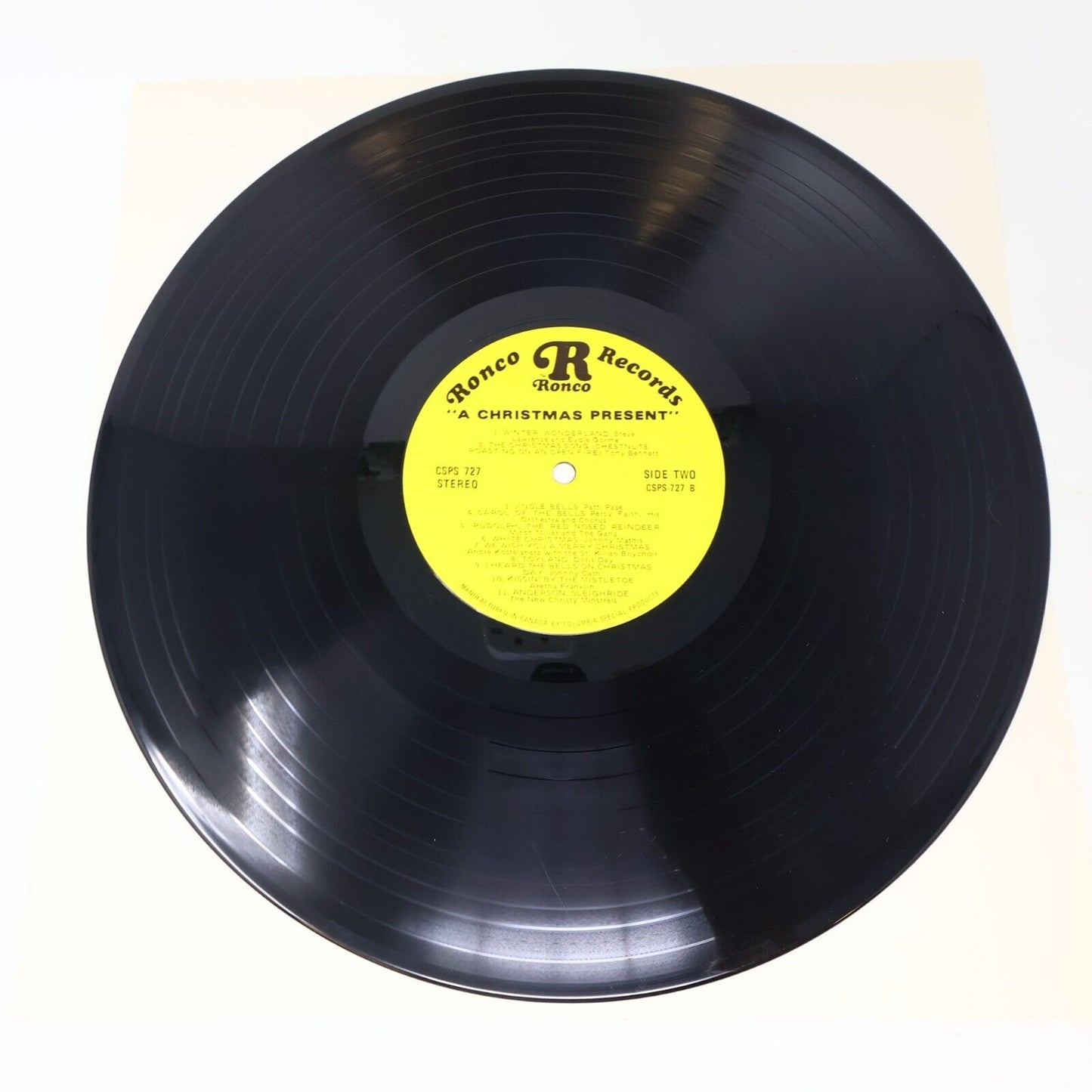 Ronco Presents A Christmas Present LP with Pop Up Gatefold Sleeve 1973 P 11772