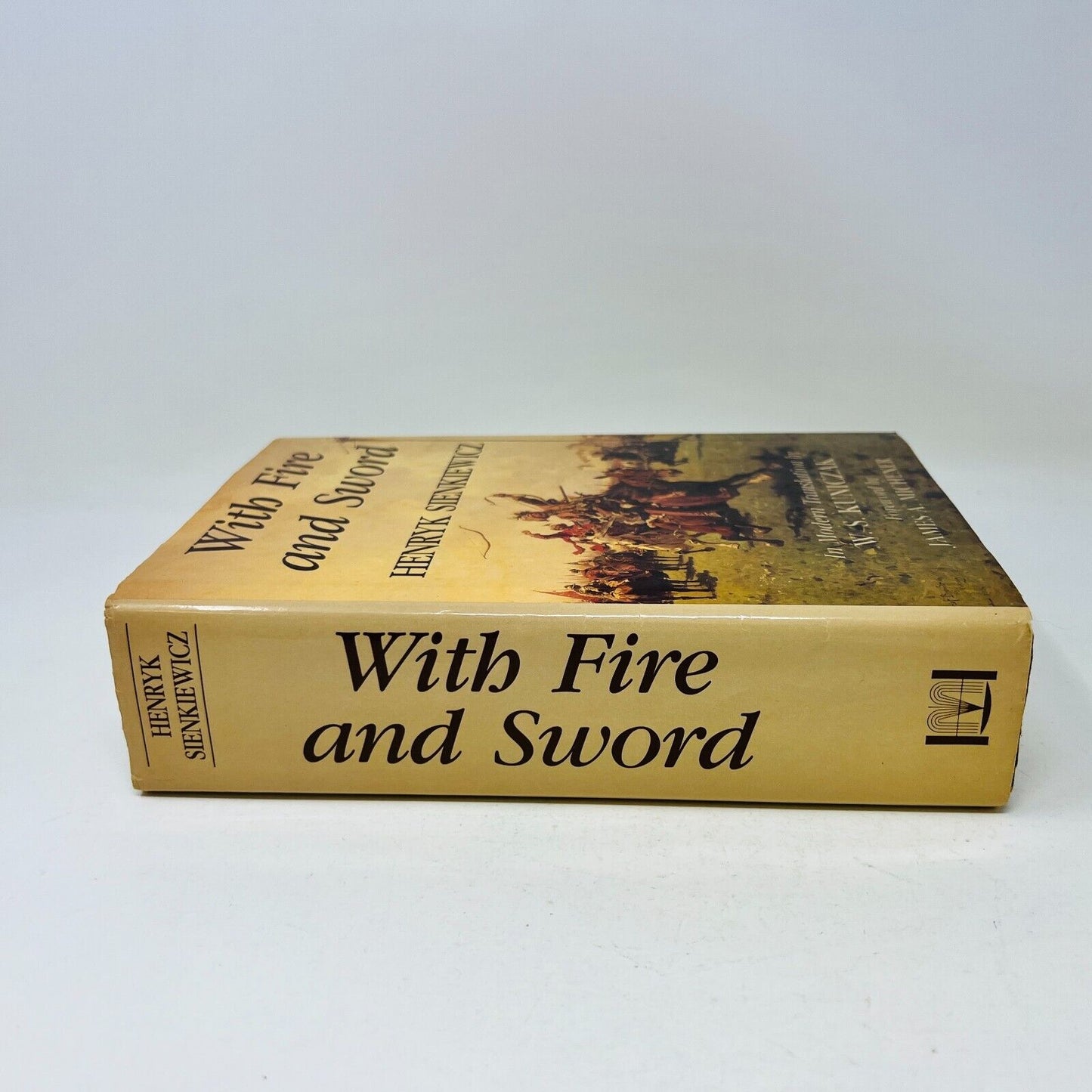 1991 With Fire and Sword by Henryk Sienkiewicz Hardcover DJ Copernicus Society