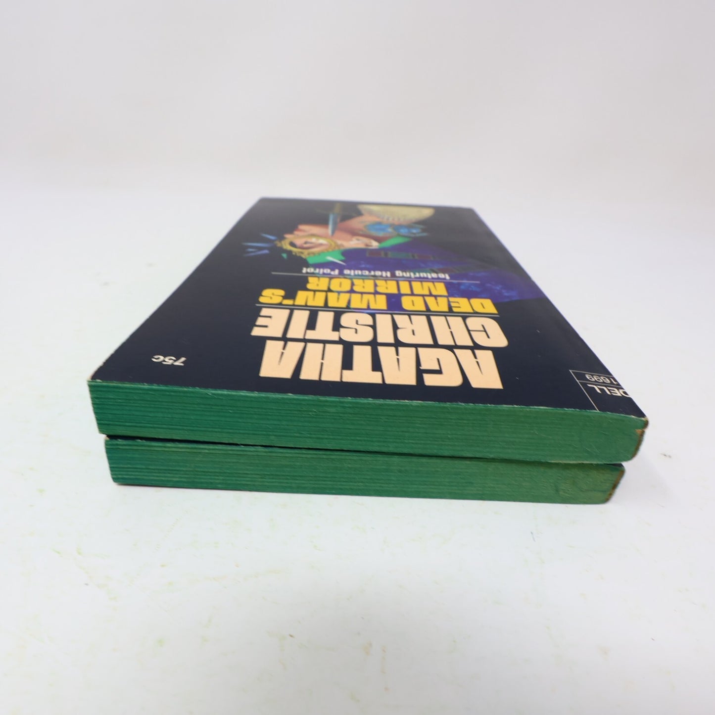 Agatha Christie 2 Books Lot Poirot Appointment With Death/Dead Man's Mirror 1971
