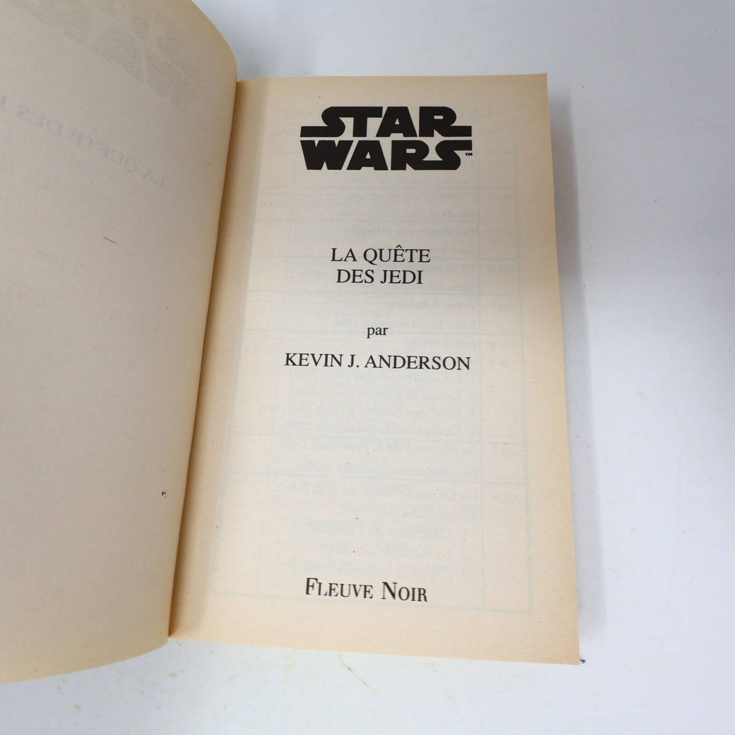 L'Académie Jedi #1-3 Star Wars Série Complète Lot 3 Livres Kevin J. Anderson 90s