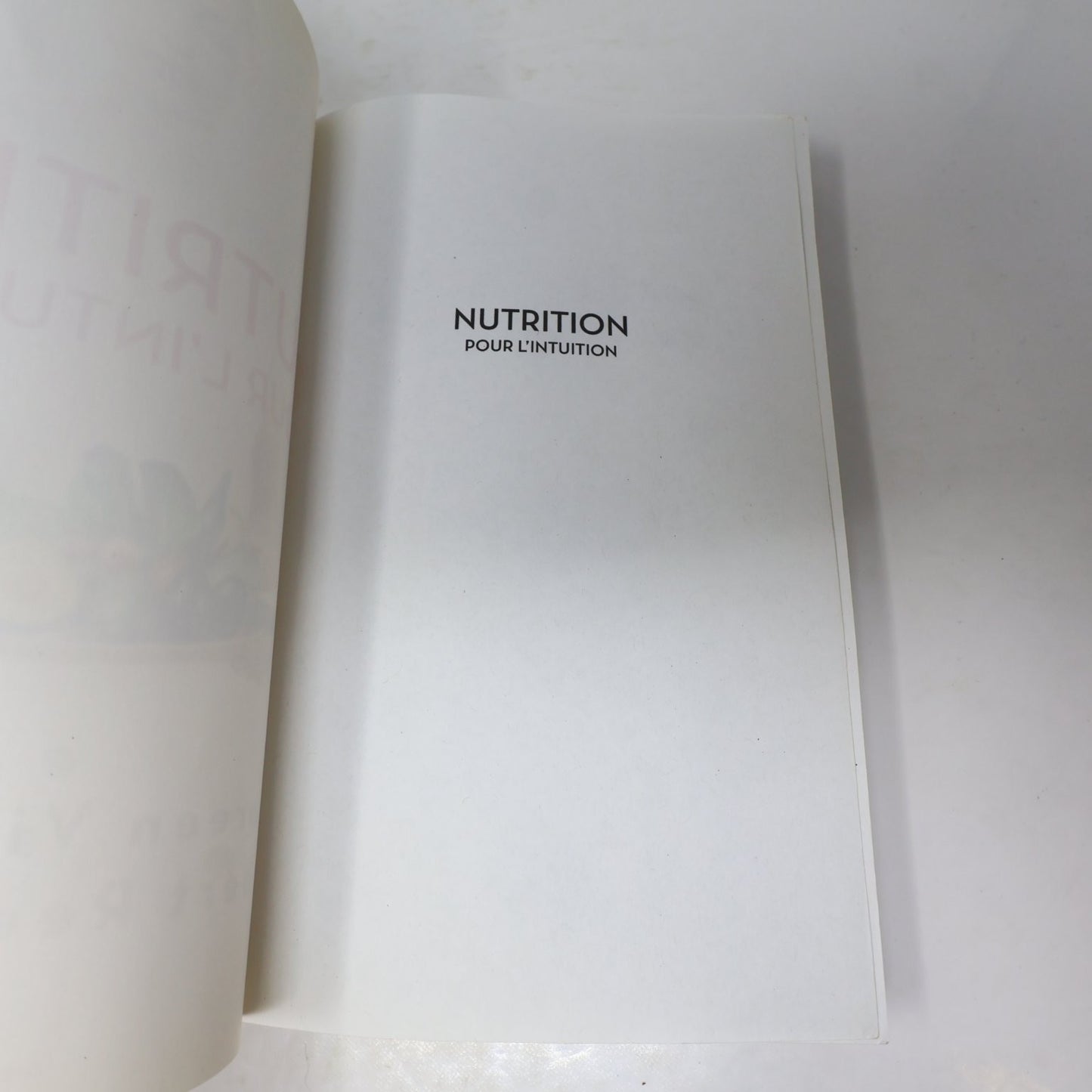 Nutrition pour l'Intuition Doreen Virtue Robert Reeves 2019 Français/French ADA