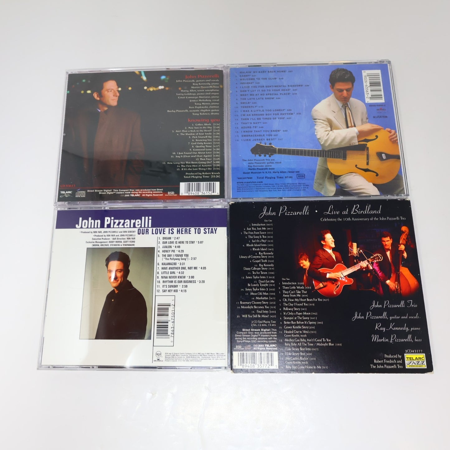 John Pizzarelli 13 CDs Lot New Standards/Naturally/Knowing You Jazz Swing