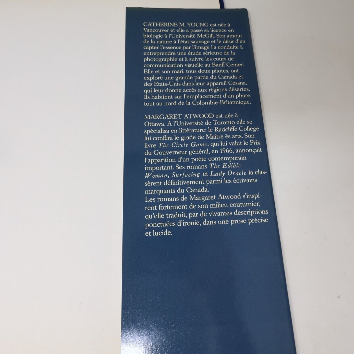 1979 Margaret Atwood/Catherine M. Young Ce Monde Inédit Art Photographies Fides