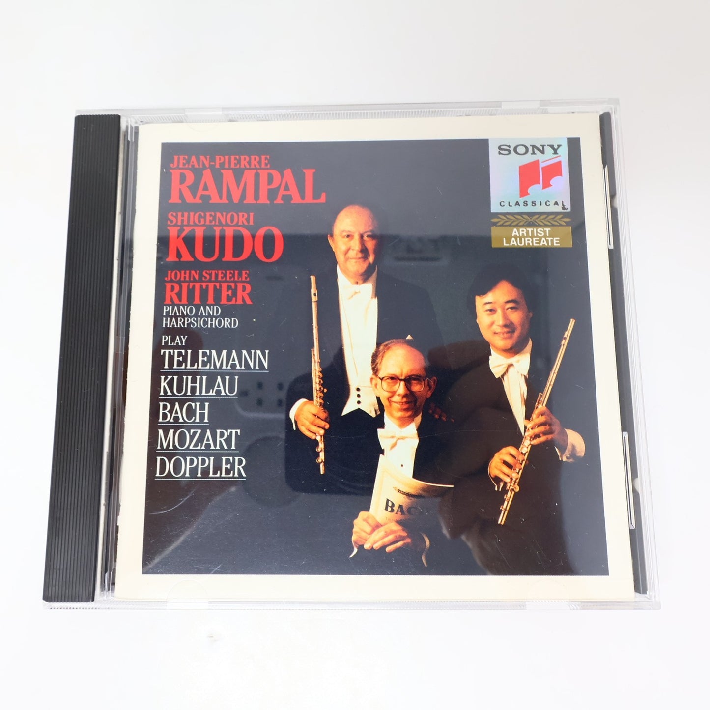 Rampal & Kudo Play Telemann/Kuhlau/Bach/Mozart/Doppler CD Ritter Sony SK 46 482