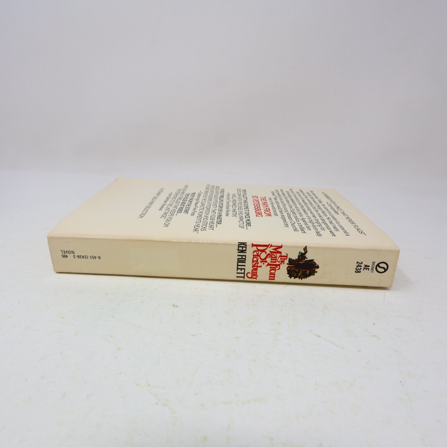 1983 The Man From St. Petersburg Ken Follett Signet Historical Fiction Thriller