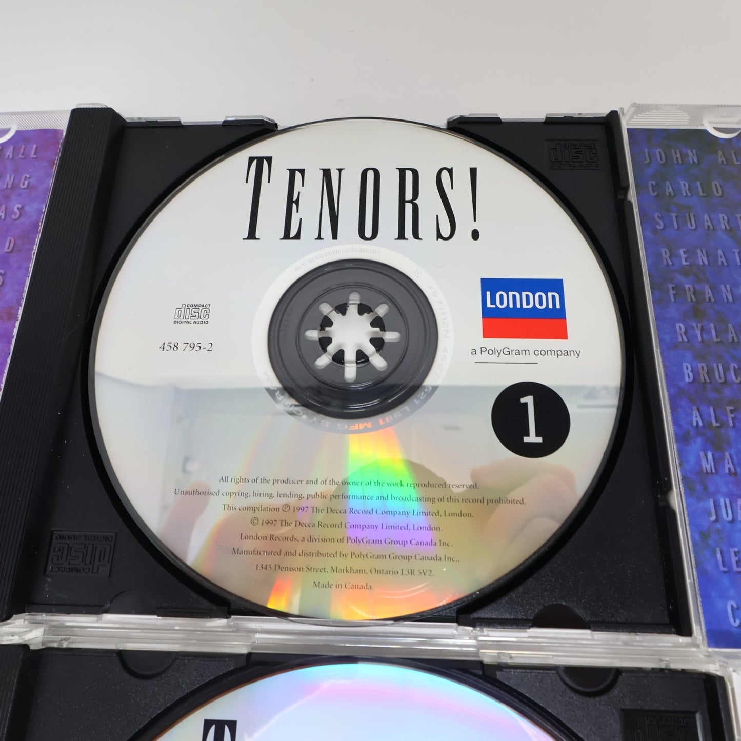 Tenors! 4 CDs Box Set 64 Selections Carreras/Domingo/Raul Jobin London 458 795-2