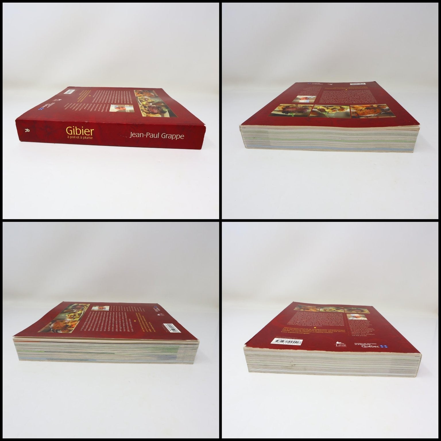 Gibier à Poil et à Plume Jean-Paul Grappe 2008 Livre Signé Recettes Cuisine