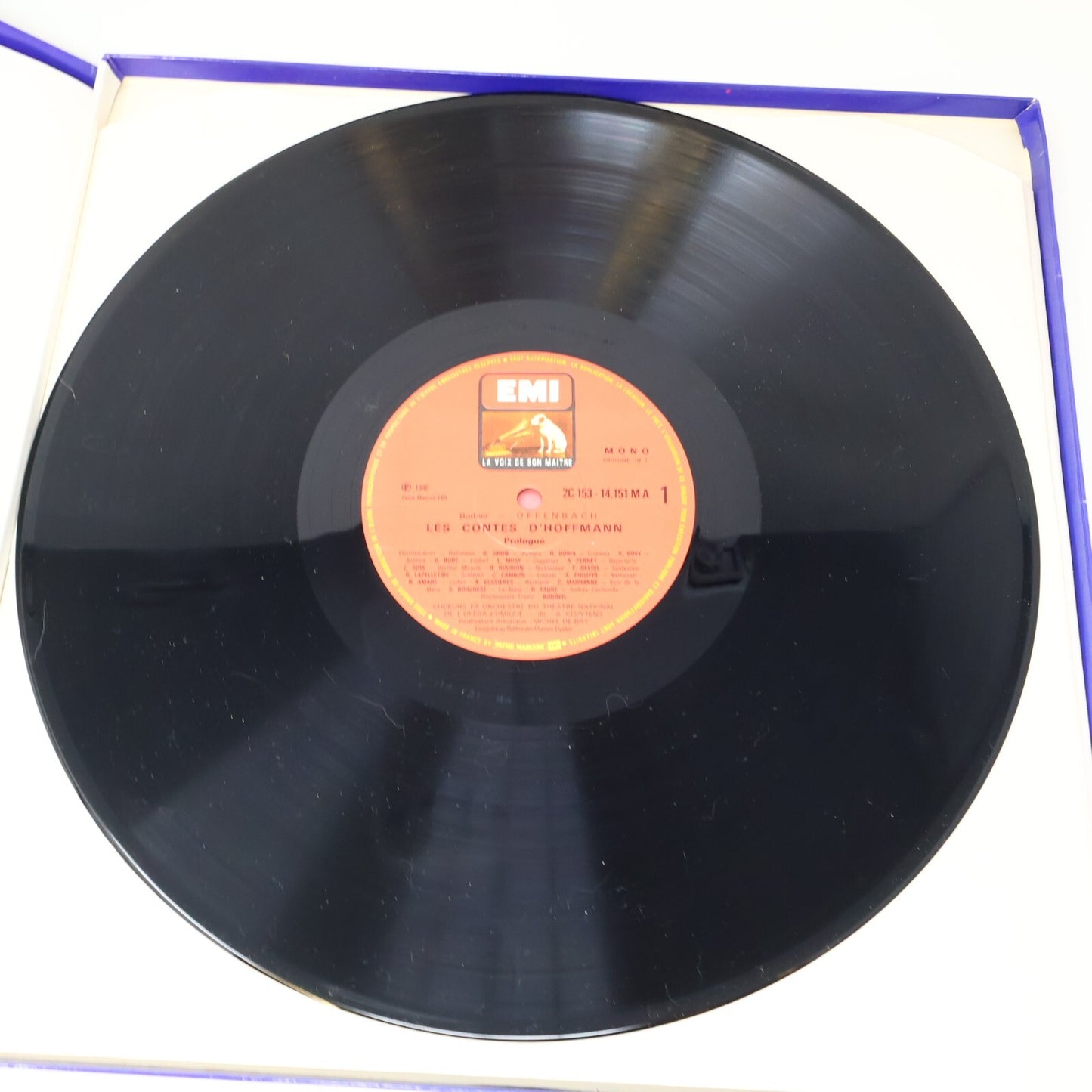 Offenbach Les Contes D'Hoffmann Geori Boué Bovy 3 LP Record Disque 2C 153-1415/3