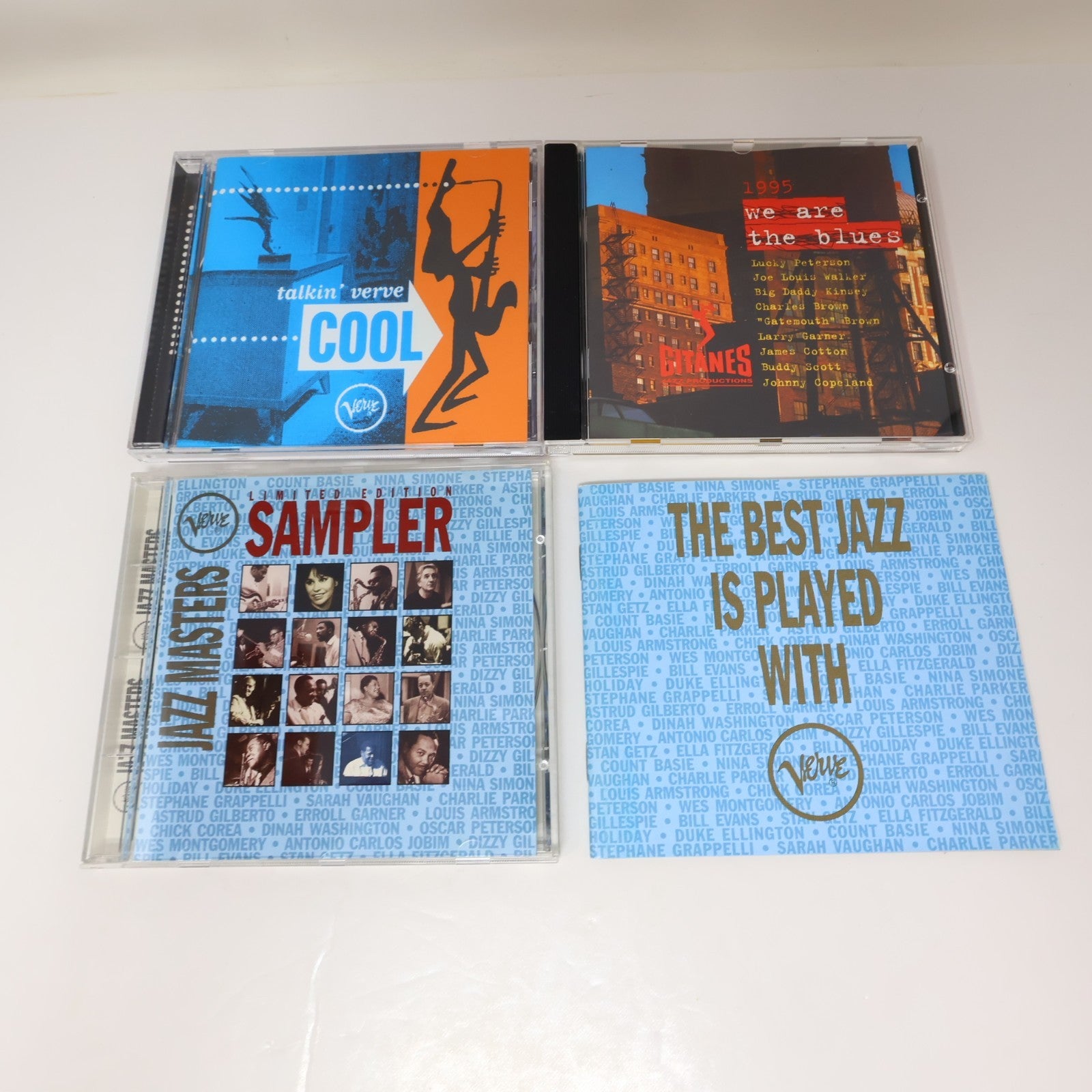 Verve Records 5 CDs Lot We Are the Blues/Cool Talkin' Verve/Jazz Singing Bop 90s