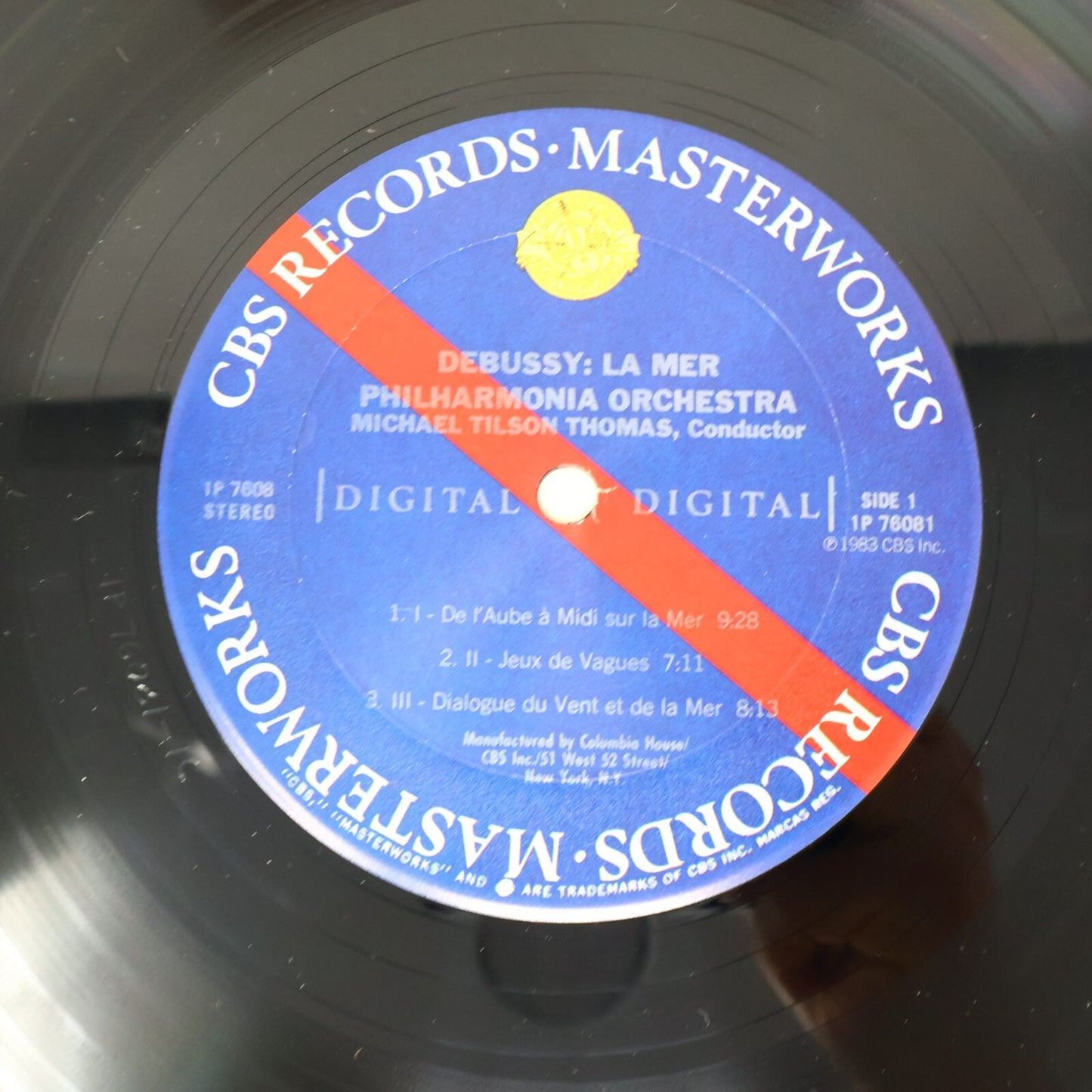Debussy La Mer Nocturnes Michael Tilson Thomas Philharmonia Record Vinyl 1P 7608