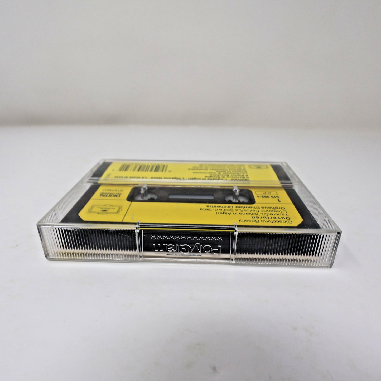 Rossini-Overtures Cassette Orpheus Chamber Orchestra 1985 DGG 415 363-4 Tancredi