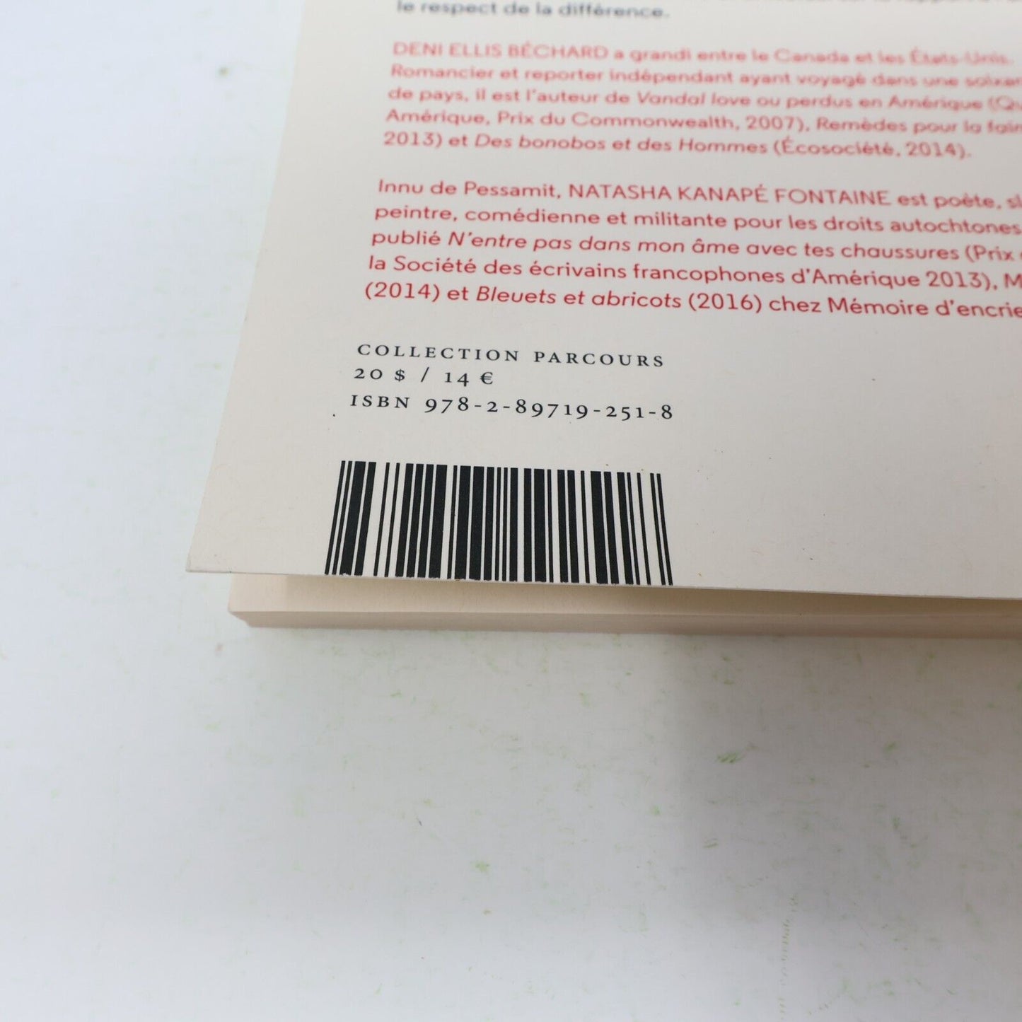 2016 Kuei Je Te Salue Conversation sur le Racisme Écosociété Français Paperback