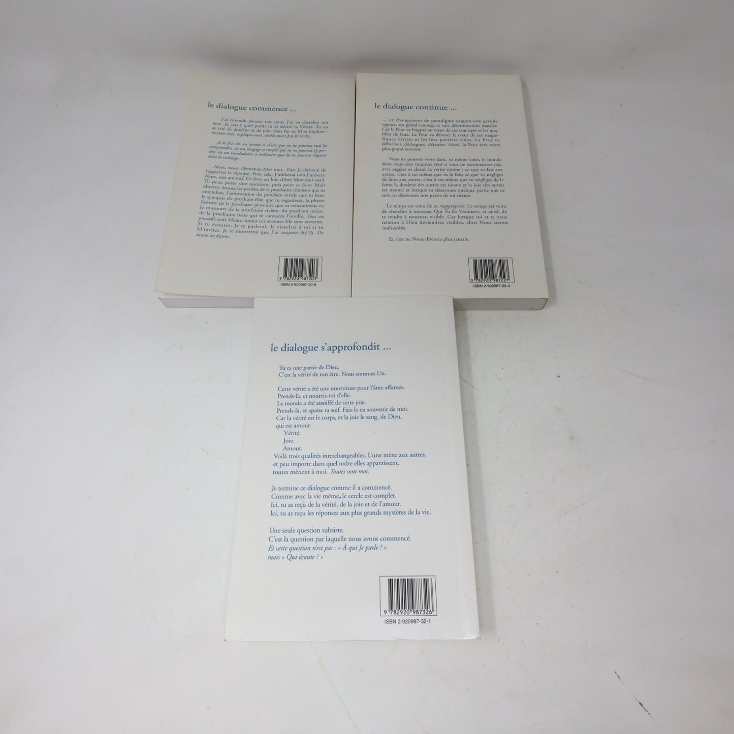Conversations avec Dieu #1-3 Neale Donald Walsch Un Dialogue Hors du Commun Lot