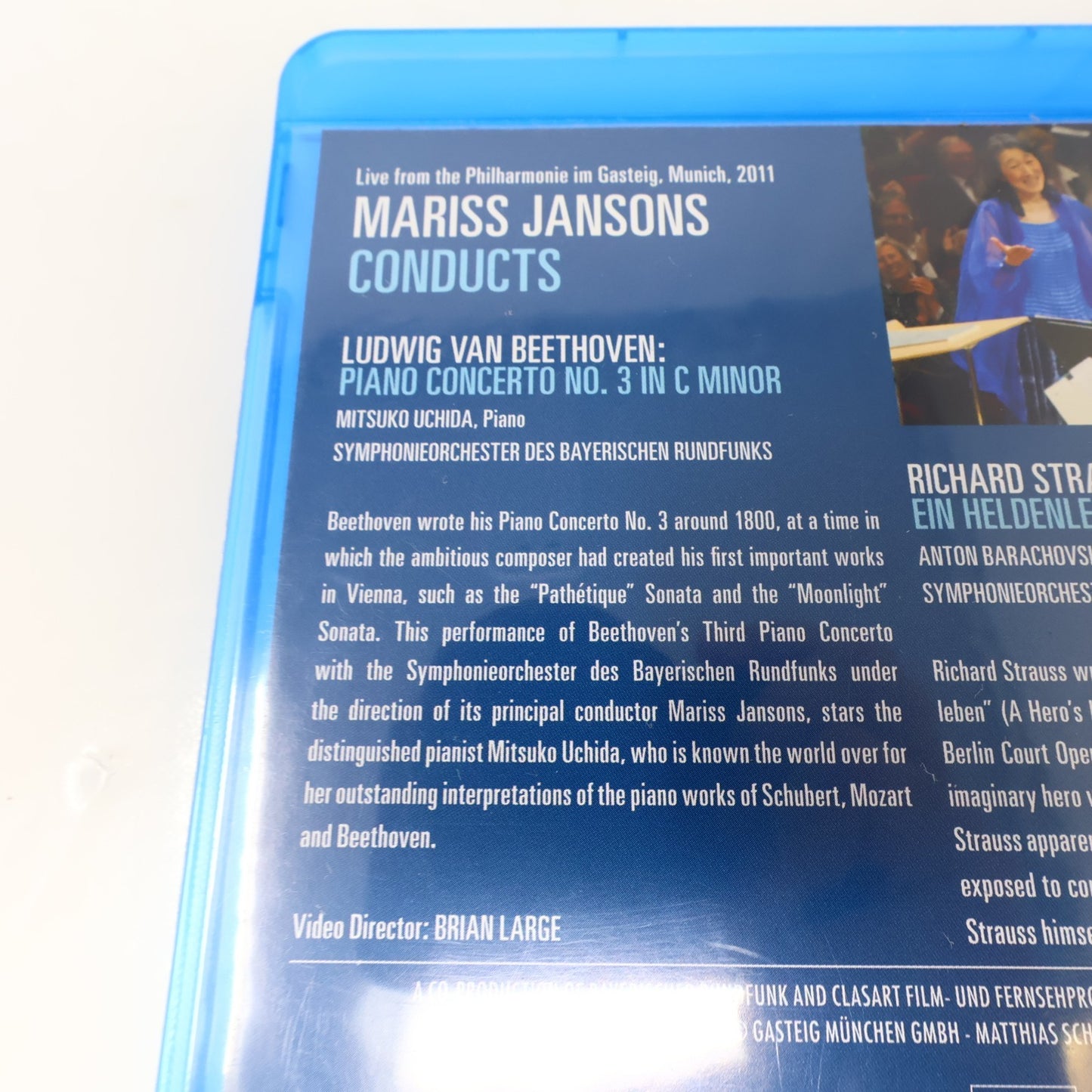 Mariss Jansons Conducts Beethoven Piano Concerto #3 & Strauss Blu-ray NTSC