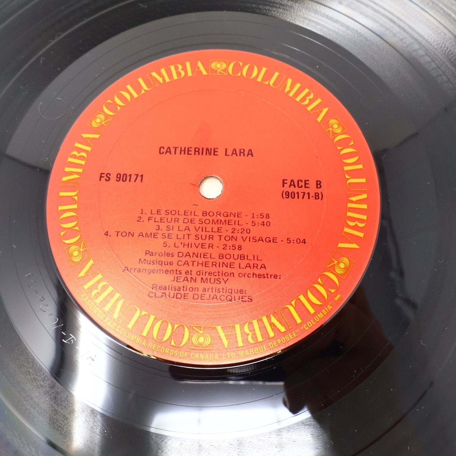 Catherine Lara Lot 3 Disques Nil/Coup D'feel/Éponyme LP 1972-1979 CBS 33RPM