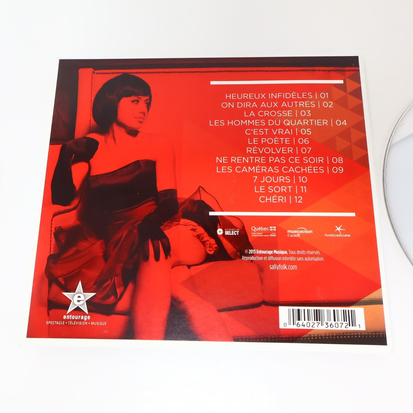 Sally Folk CD Éponyme Heureux Infidèles/On Dira Aux Autres/Le Poète/Révolver