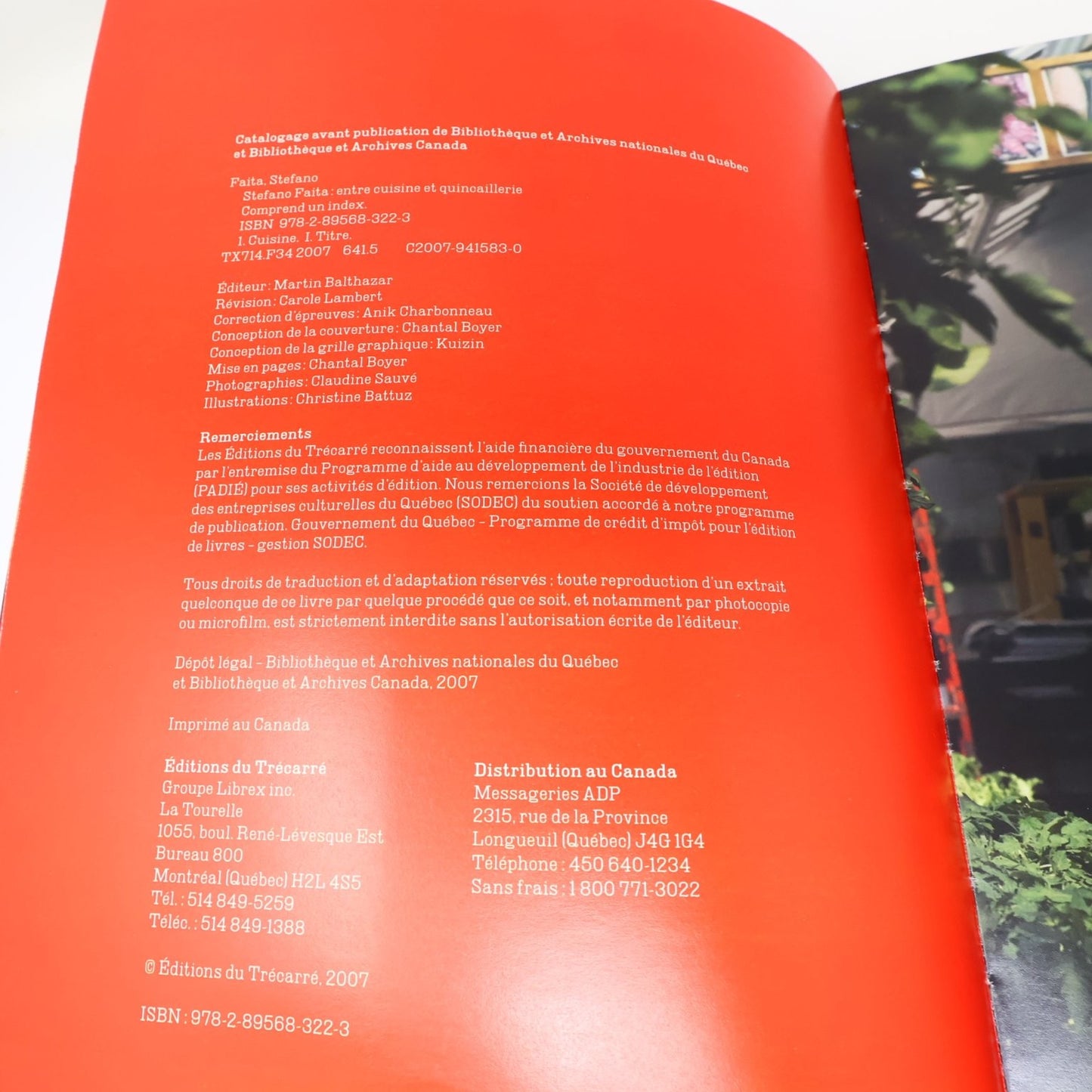 Stefano Faita Entre cuisine et quincaillerie 2007 Livre de Recettes Français