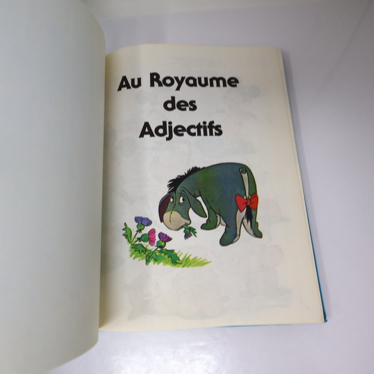 Au Royaume des Noms/Verbes/Adjectifs/Contraires Lot 4 Livres Disney Enfants 70s