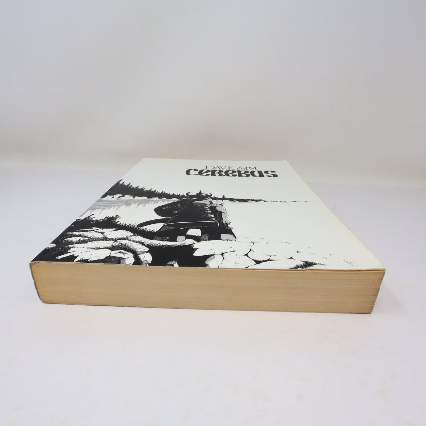Cerebus TPB Book One by Dave Sim Reprinting Issues 1-25 Black & White 2003 Comic