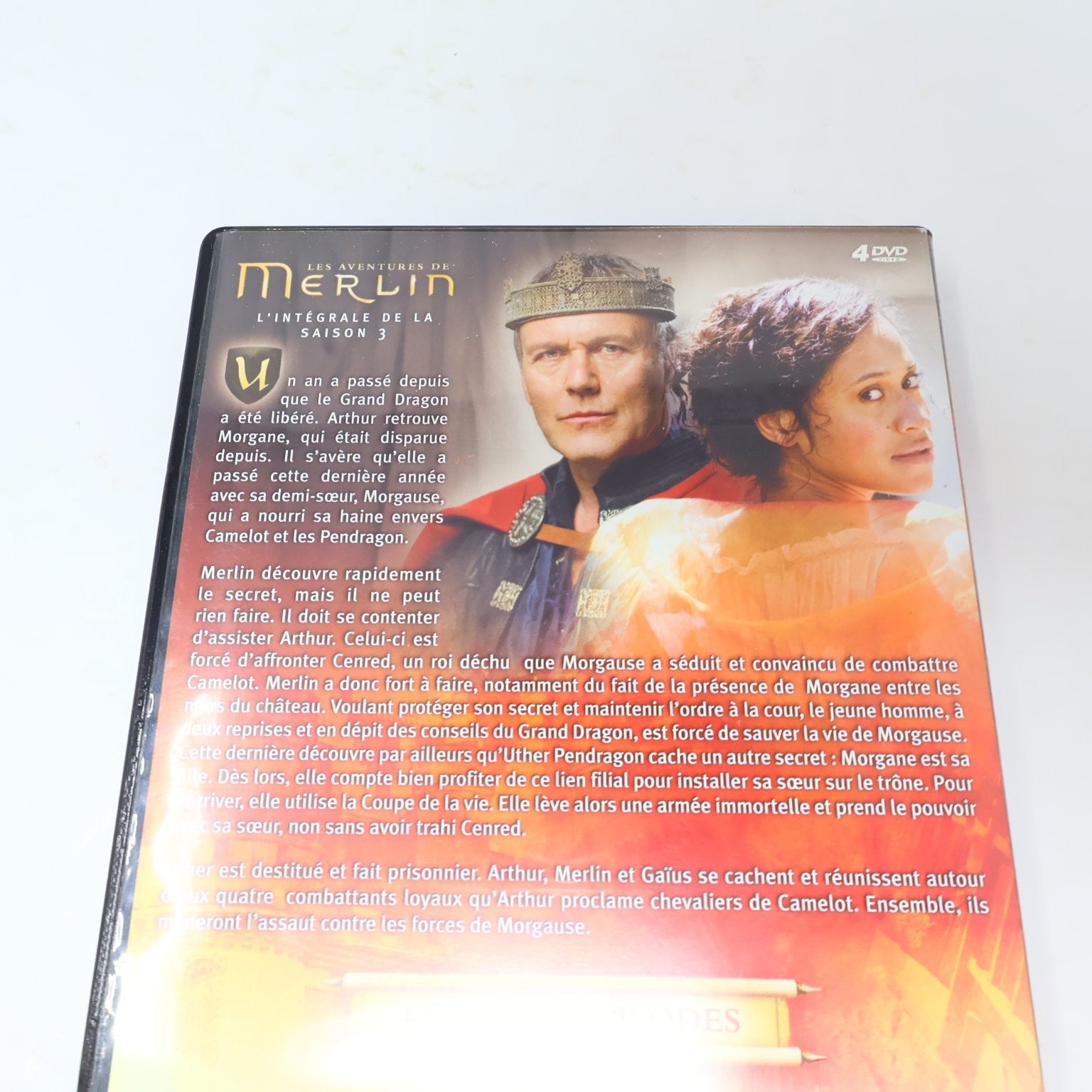 Les Aventures de Merlin Saison 3 DVD Français 2012 Colin Morgan NTSC 4 Disques