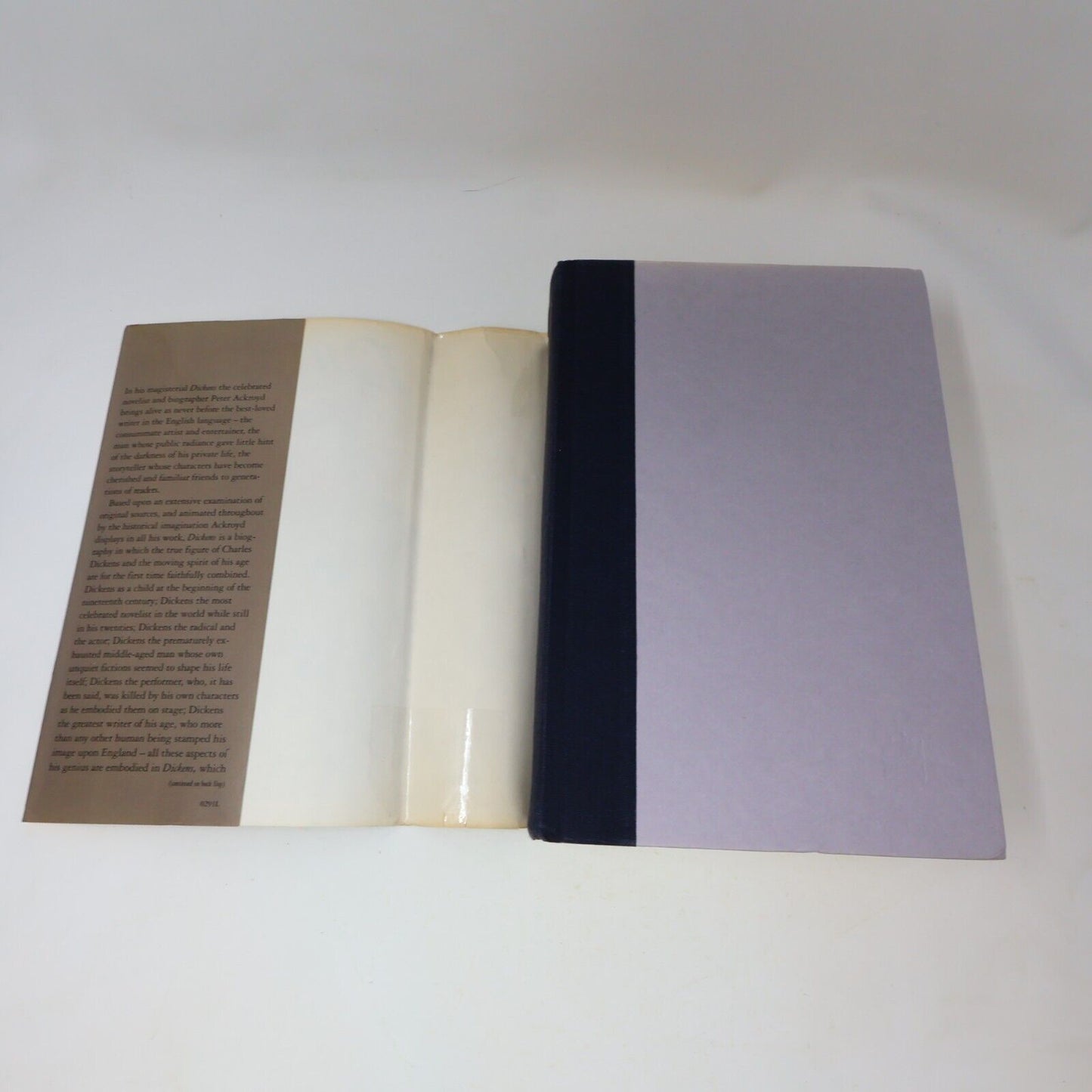 1990 Dickens Peter Ackroyd Harpercollins Hardcover HC Biography Book 90s DJ