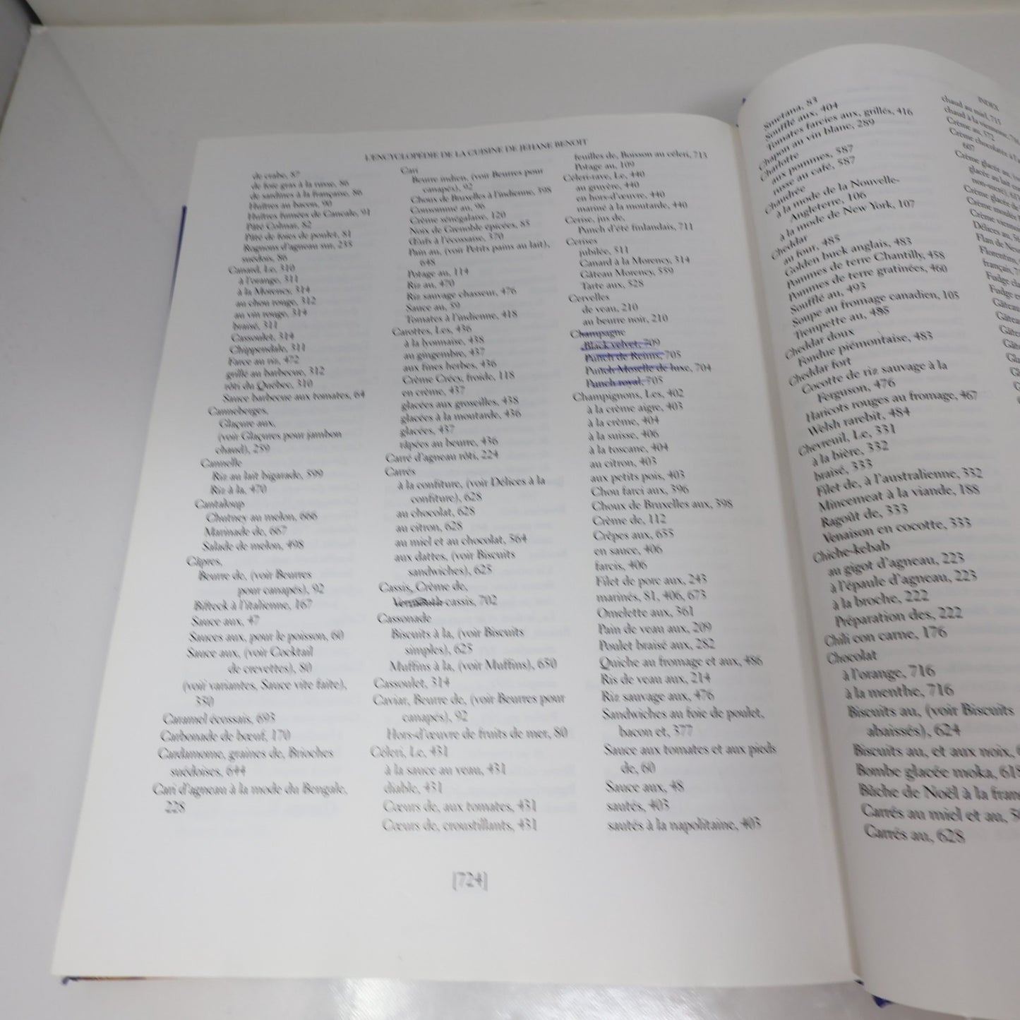L'Encyclopédie de la Cuisine de Jehane Benoit Mirabel 1991 HC Français French