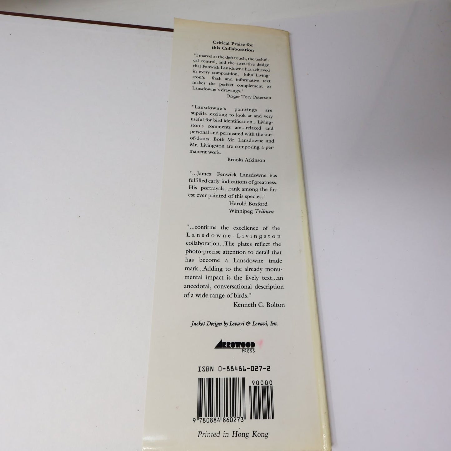 Lansdowne's Birds of the Forest John A. Livingston 1989 Illustrated Arrowood HC