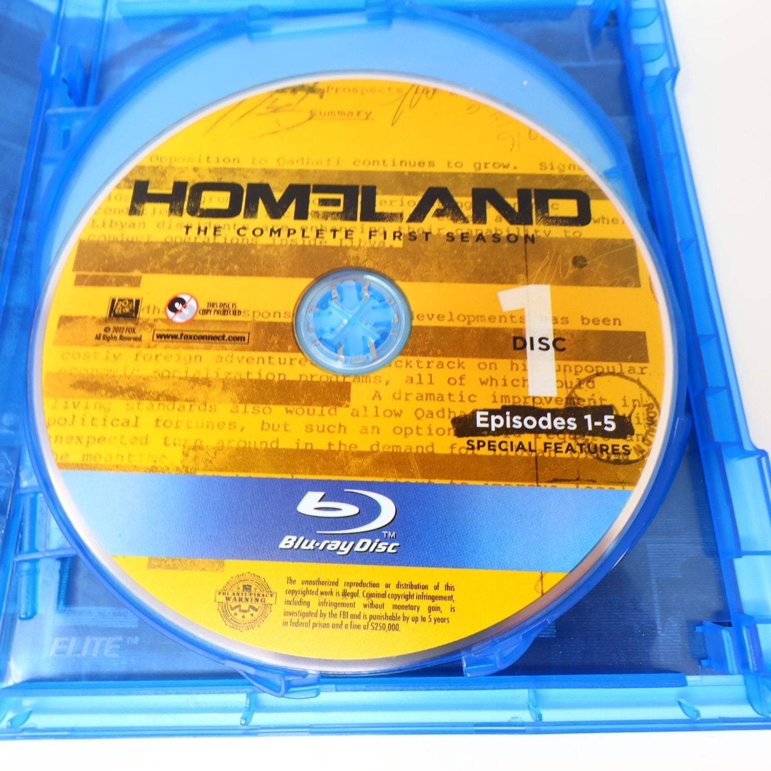 Homeland 2 Blu-ray Lot Complete Seasons 1 & 2 Claire Danes Damian Lewis NTSC