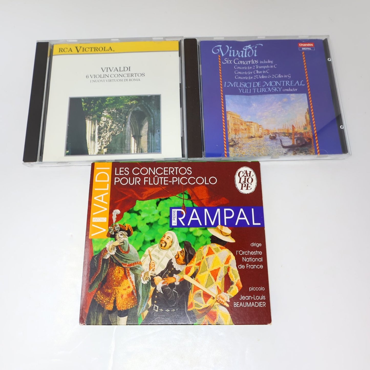 Vivaldi 11 CD Lot Le Quattro Stagioni/6 Violins Concertos/Flute Concertos op 10