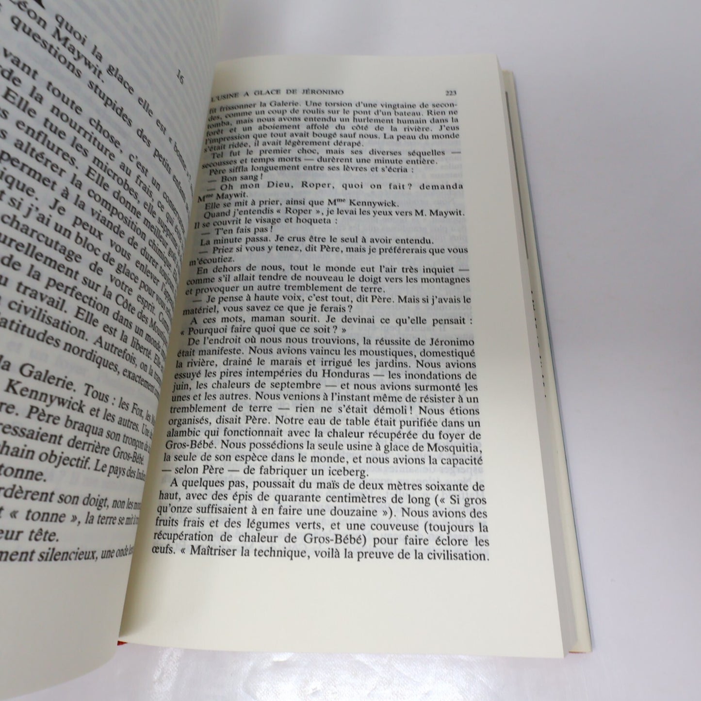 Le Royaume des Moustiques Paul Theroux France Loisirs 1983 HC Français French DJ