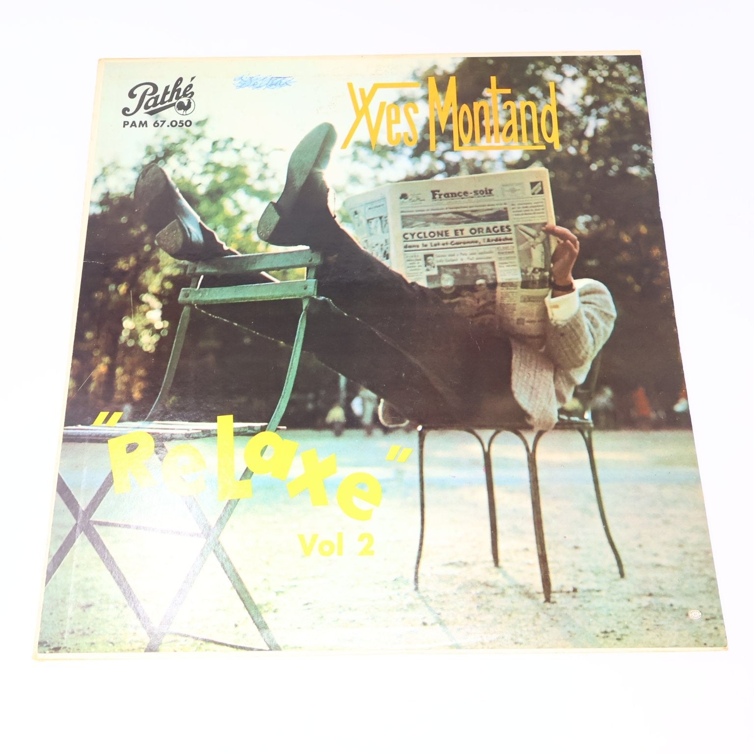 Yves Montand Lot 3 Disques LP Relaxe Vol 2/Dansez Avec/D'Hier et D'Aujourd'Hui