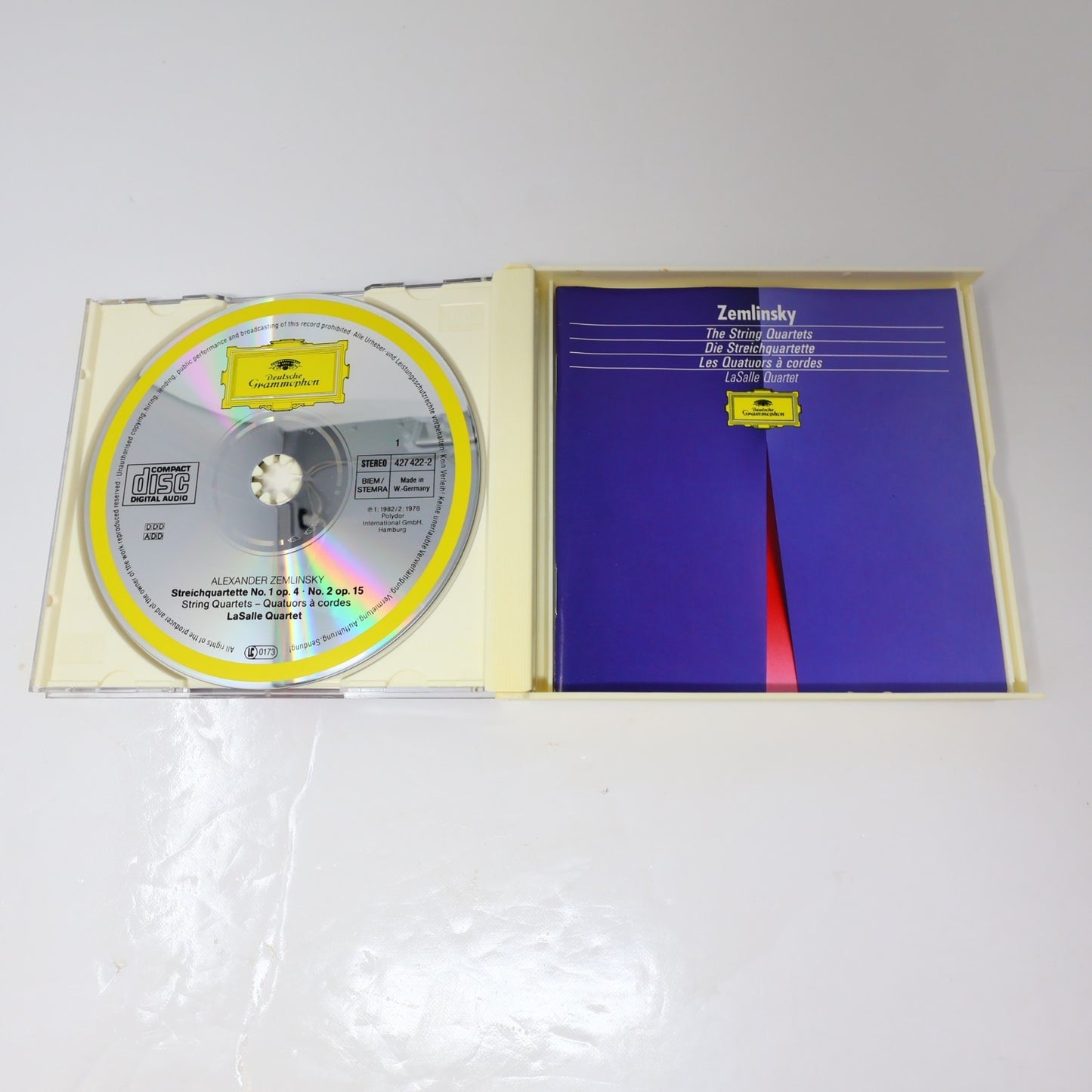 Zemlinsky the String Quartets/Les Quatuors à Cordes CD Deutsche Grammophon 80s
