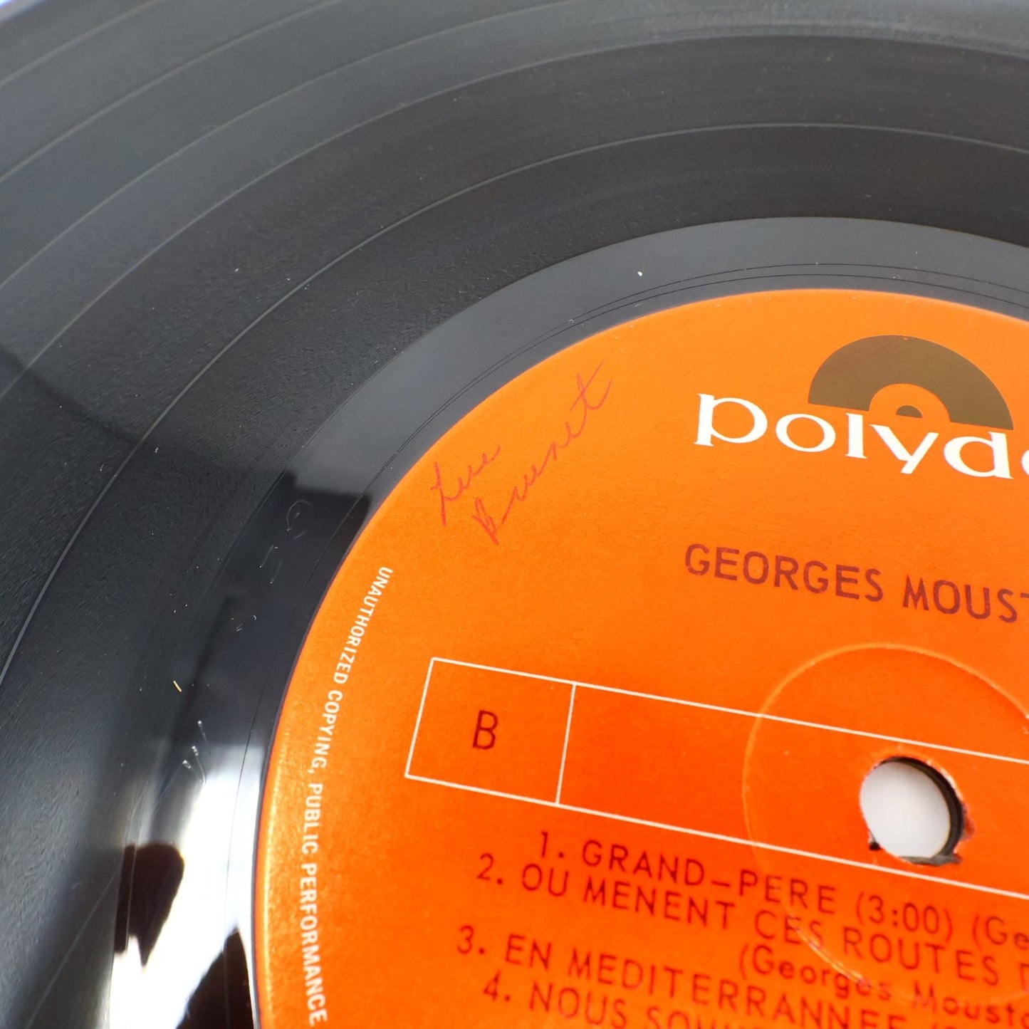 Georges Moustaki Lot 2 Disques Éponymes/Self Titled LP Record Polydor 1971-1974