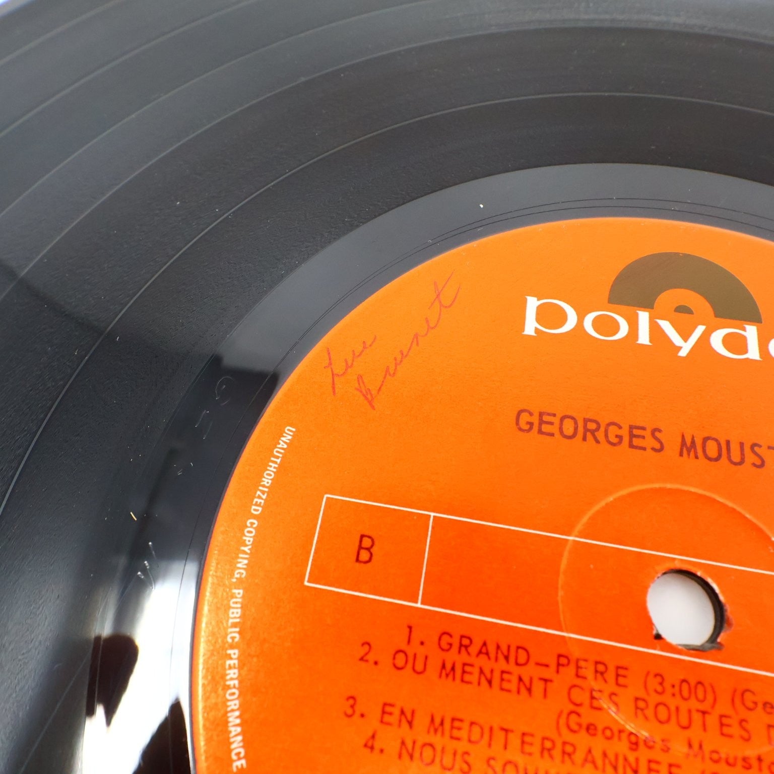 Georges Moustaki Lot 2 Disques Éponymes/Self Titled LP Record Polydor 1971-1974