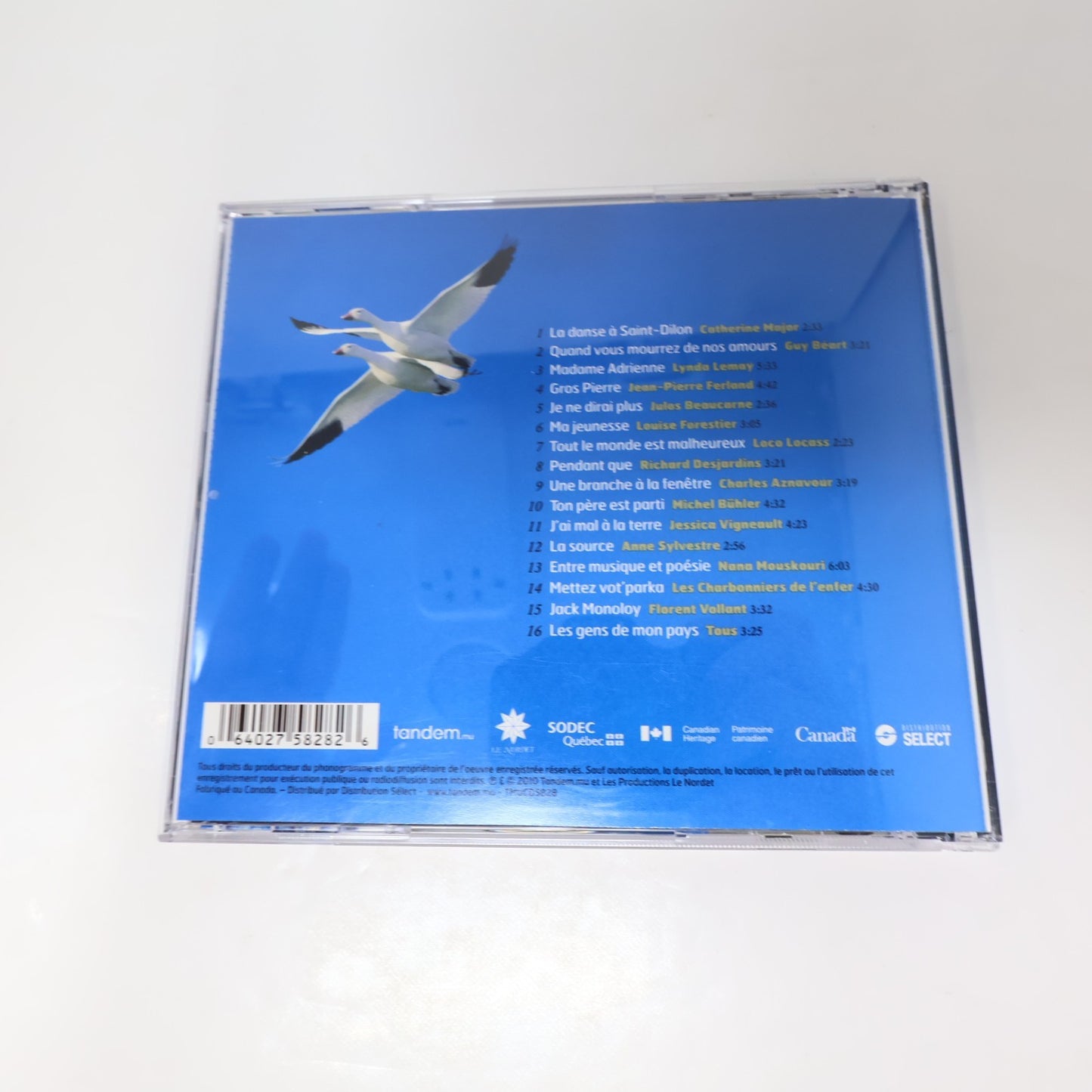 Gilles Vigneault Lot 4 CDs Vivre Debout/Retrouvailles Folk Country Pop 1996-2014